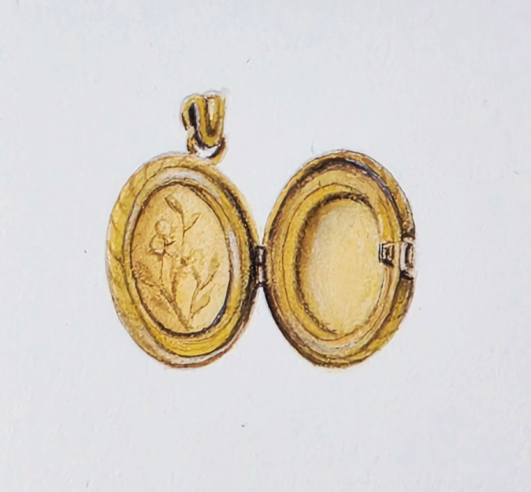 Locket - (engravable option)