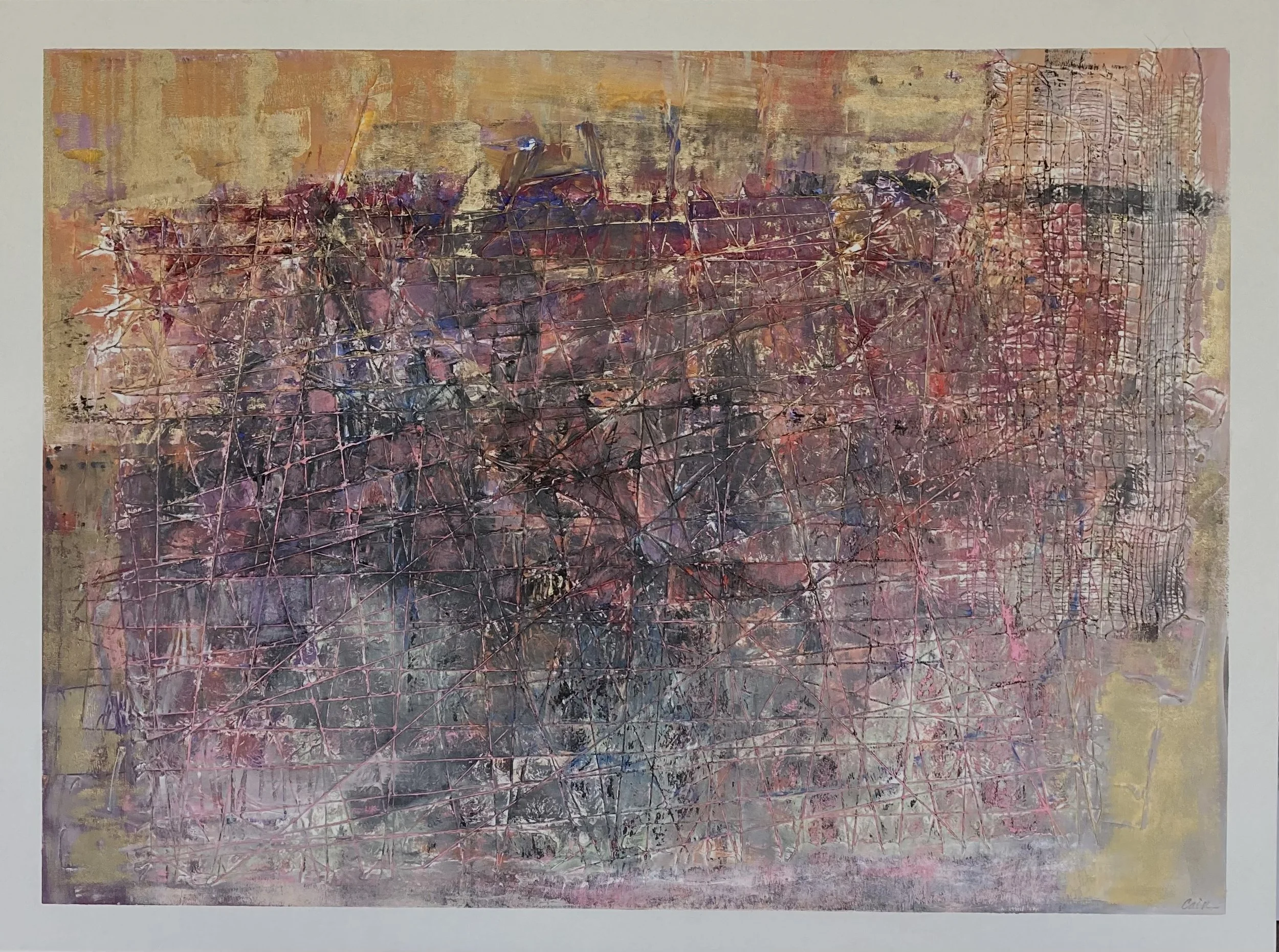 "Network" 36"X48" Mixed Media $1200 The Fusion Gallery.jpeg