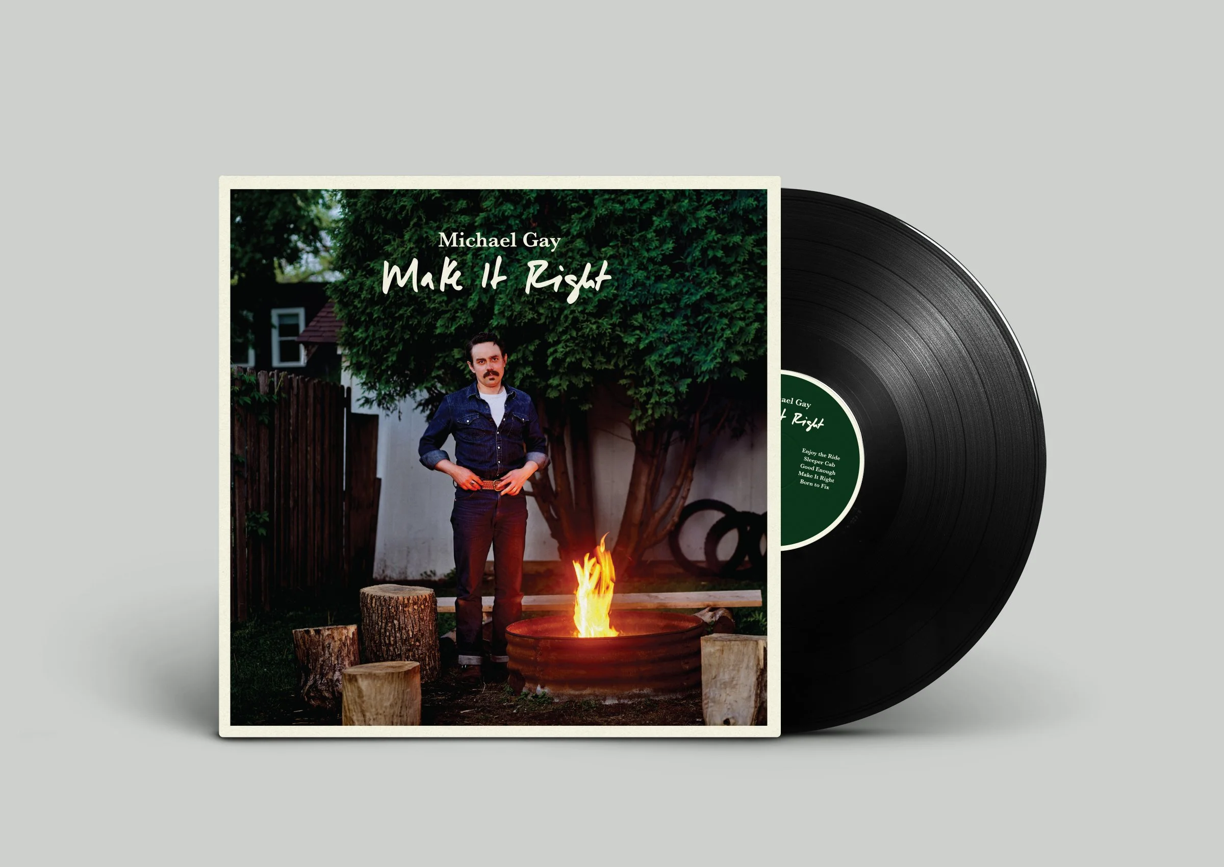 Album Cover/LP Label / Client - Michael Gay