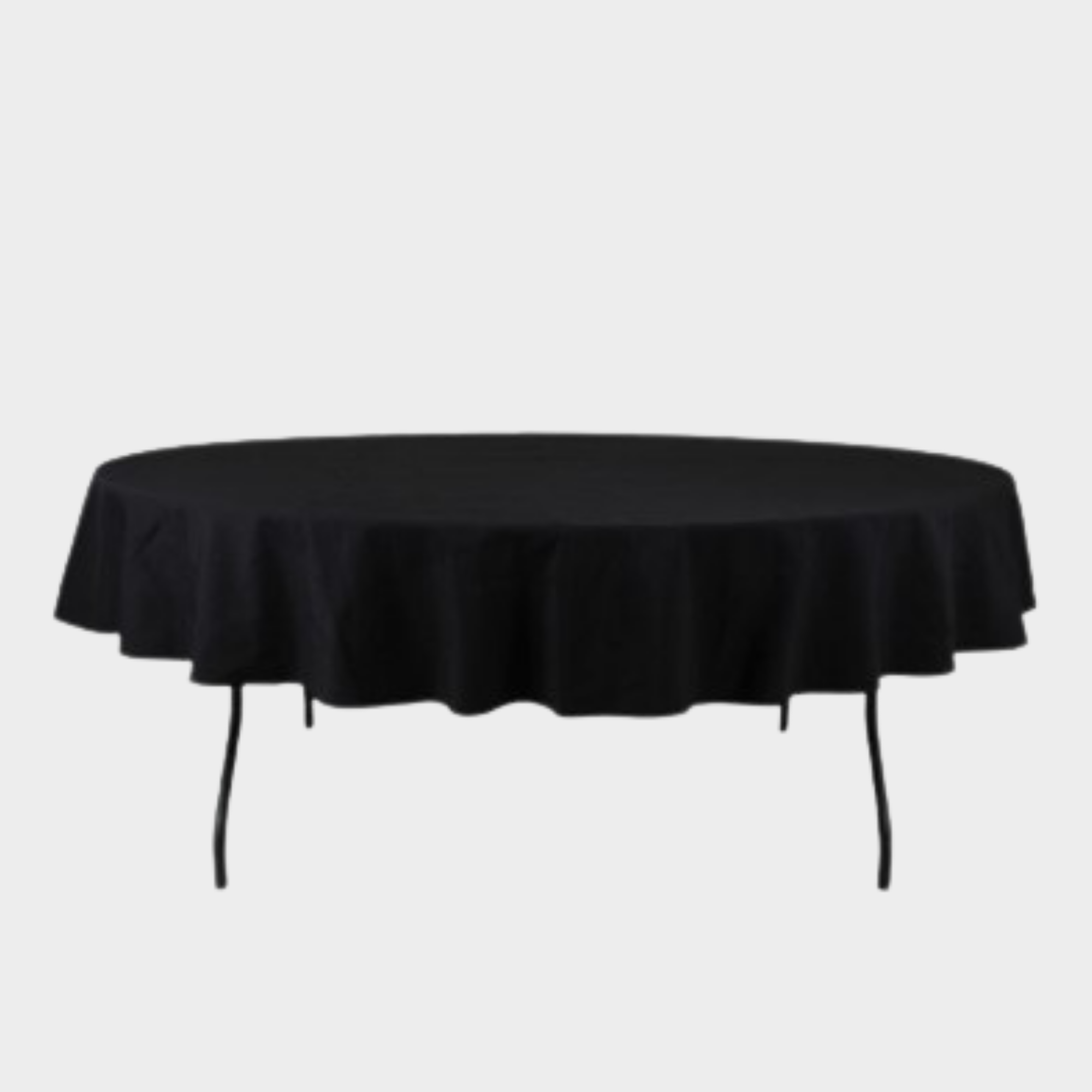 Nappe noire ronde