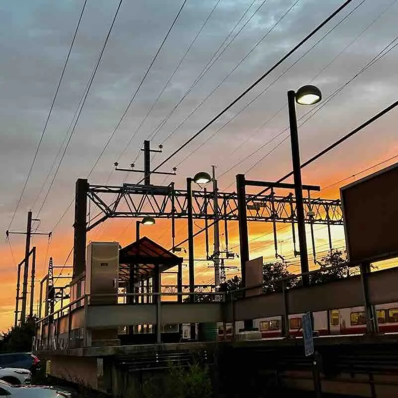Train Station Sunset