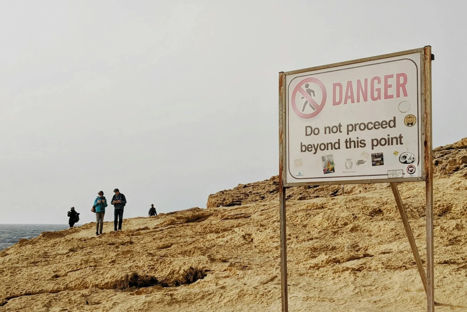 "Danger do no proceed past this point" image, reflecting Risk Intelligence