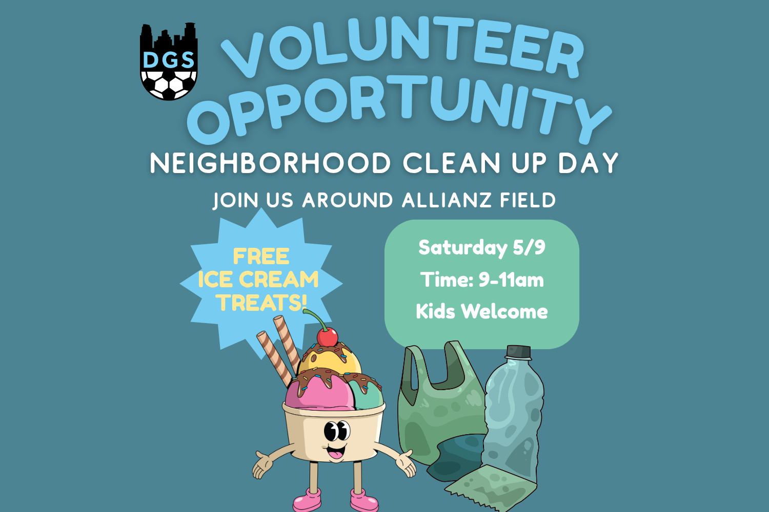 Volunteer: May 9 Midway Neighborhood Clean-Up