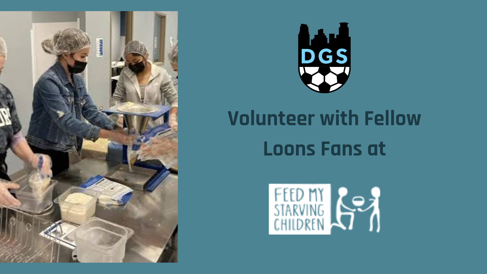 Volunteer: September 19 Feed My Starving Children
