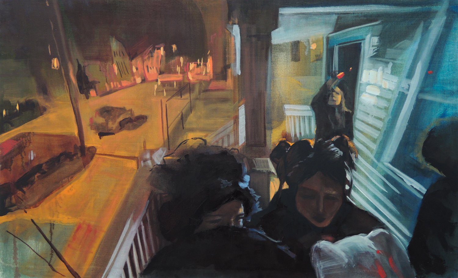 "Shuffle"
36" x 60"
oil on canvas
2025