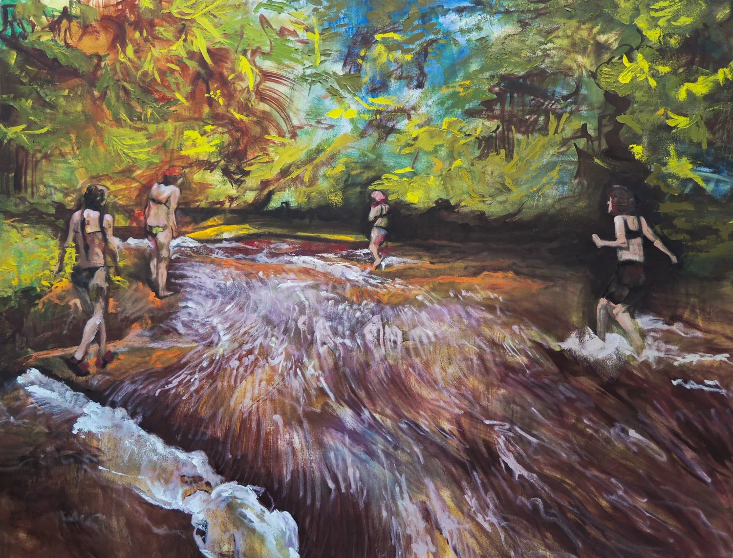 "Rippling"
52" x 68"
oil on canvas
2025