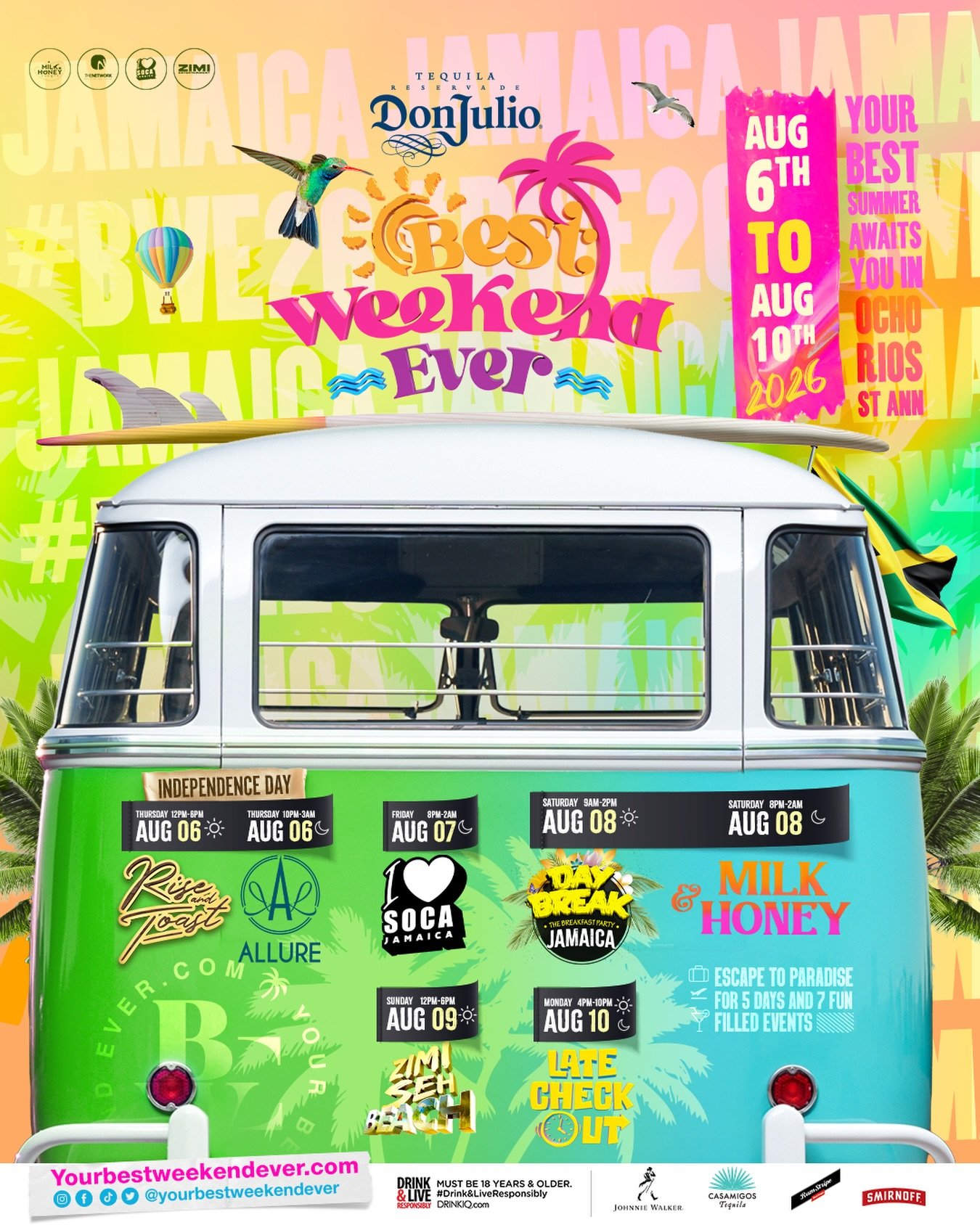 BEST WEEKEND EVER 2026 Ocho Rios