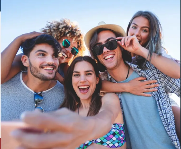 Travelers enjoying a group vacation with MJ Travel Group & Events