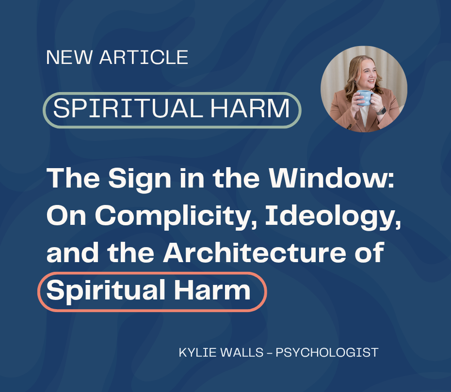 The Sign in the Window: On Complicity, Ideology, and the Architecture of Spiritual Harm