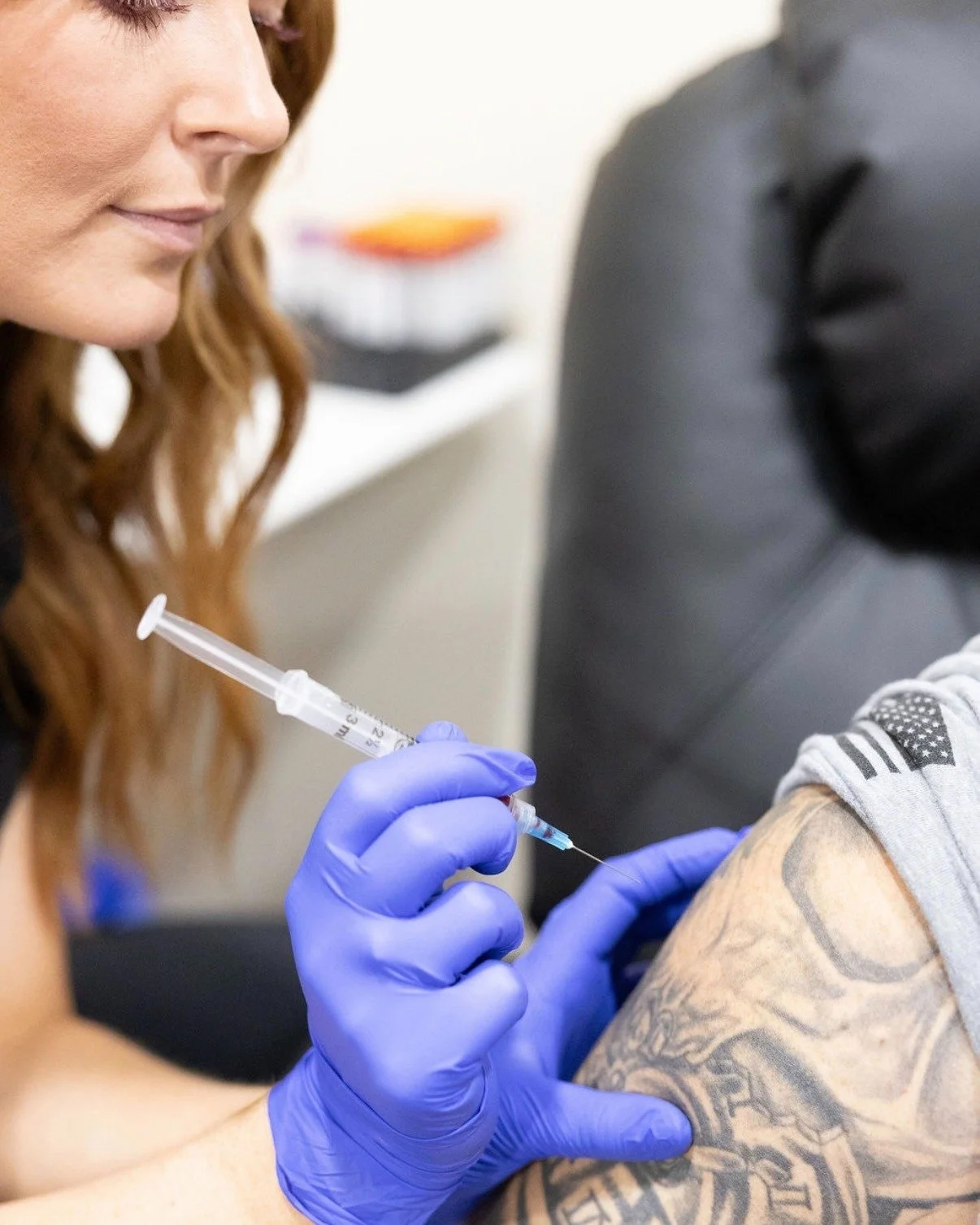 Quick visit. Real results.

Our injection therapies are designed to support energy, metabolism, recovery, and overall wellness&mdash;without slowing down your day.

In and out in minutes, with benefits you&rsquo;ll actually feel.

Because taking care