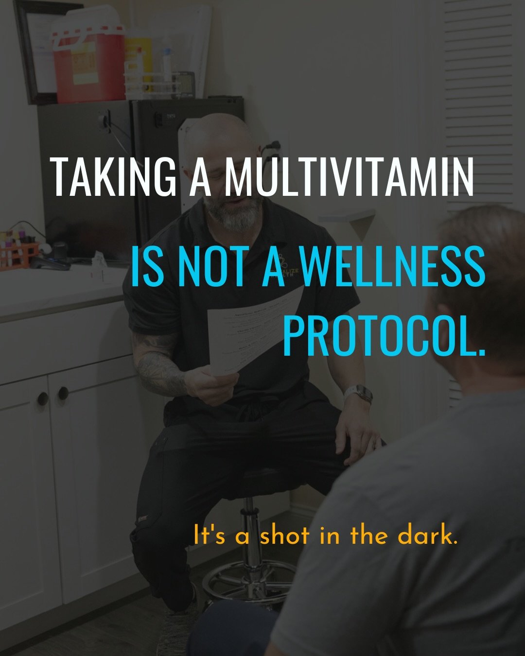 Stop supplementing blindly.

The right supplements can make a huge difference&mdash;but only if your body actually needs them.

Lab work takes the guesswork out of your health by identifying deficiencies, hormone imbalances, inflammation markers, and