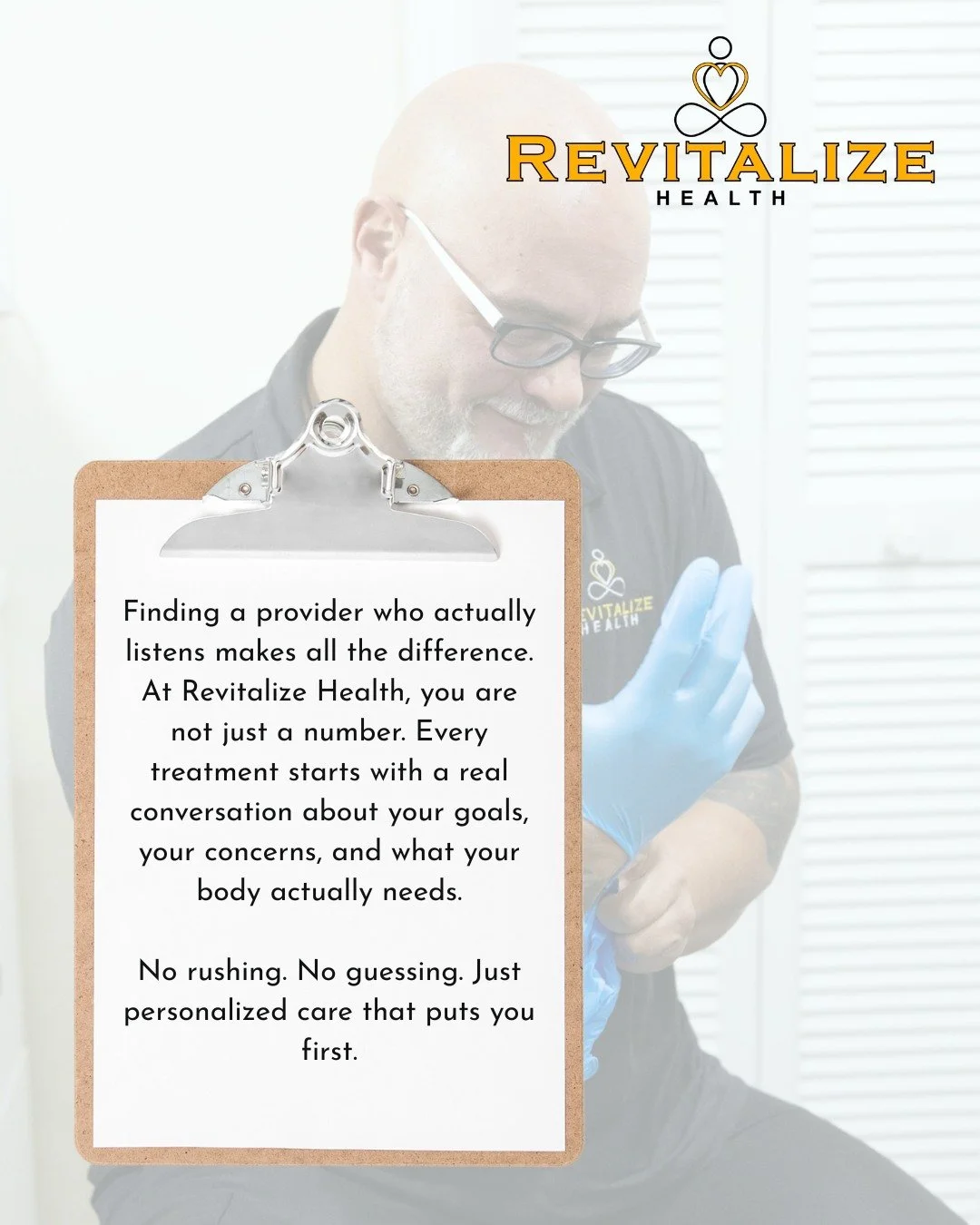 Healthcare should never feel rushed or one-size-fits-all. That is exactly why we do things differently here.

When you are ready to invest in care that is built around you, we would love to be your provider. Call us at 843-407-1650 to get started.

L