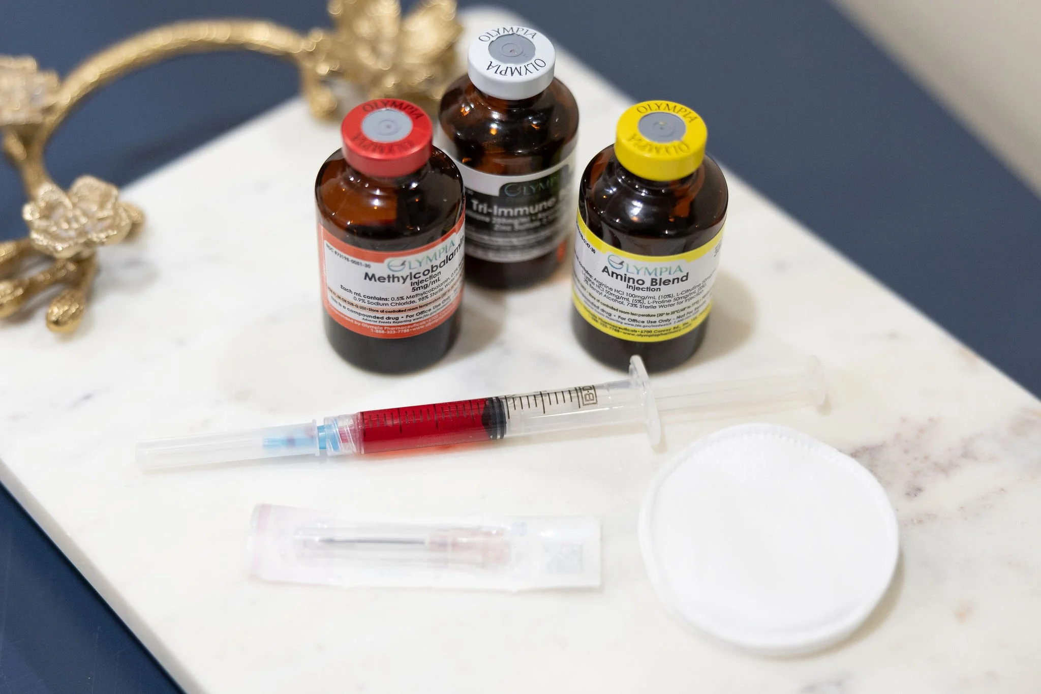 Vitamin and wellness therapy injections at Revitalize Health in Florence, SC.