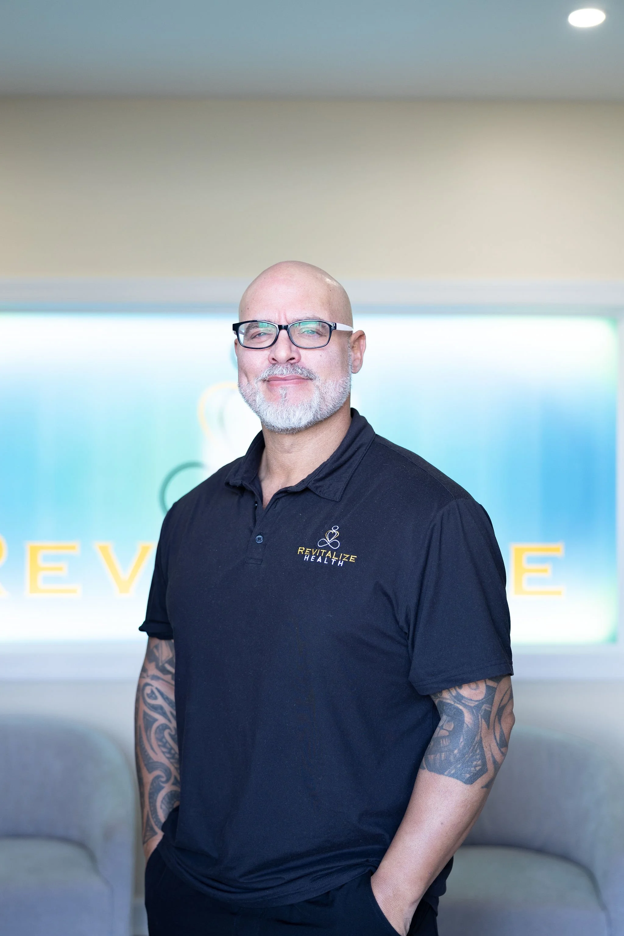 Trey Hodge, Owner and Doctor at Revitalize Health in Florence, SC, specializing in medical weight loss, wellness treatments.
