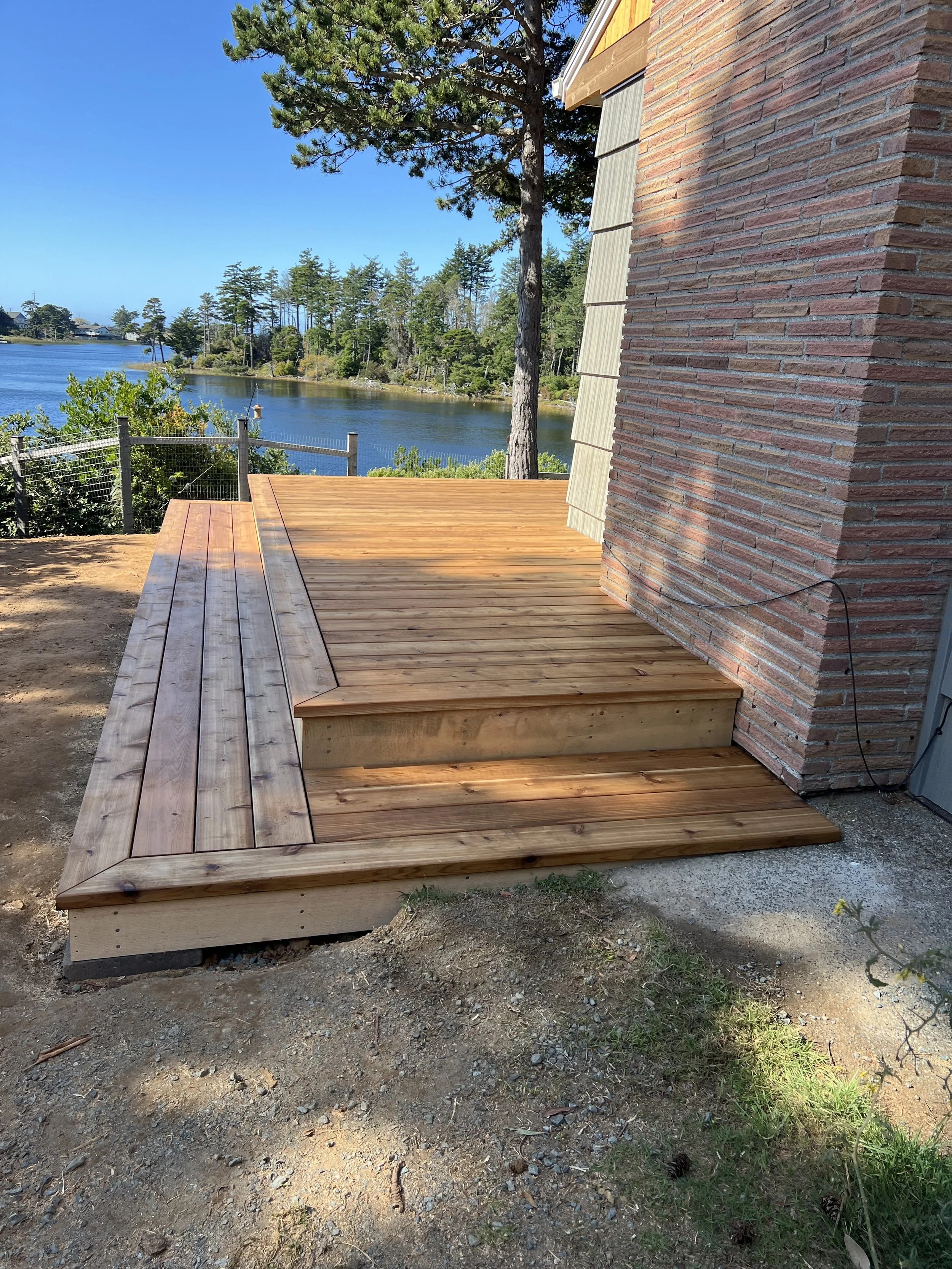 Stairs for Custom Deck 
