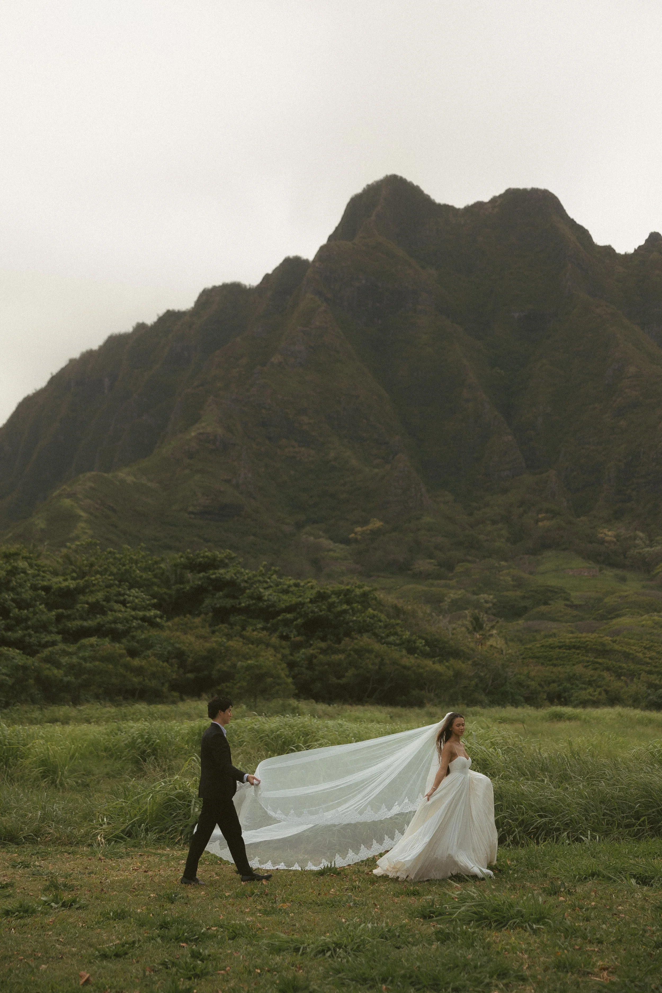 Kualoa Ranch Elopement Hawaii