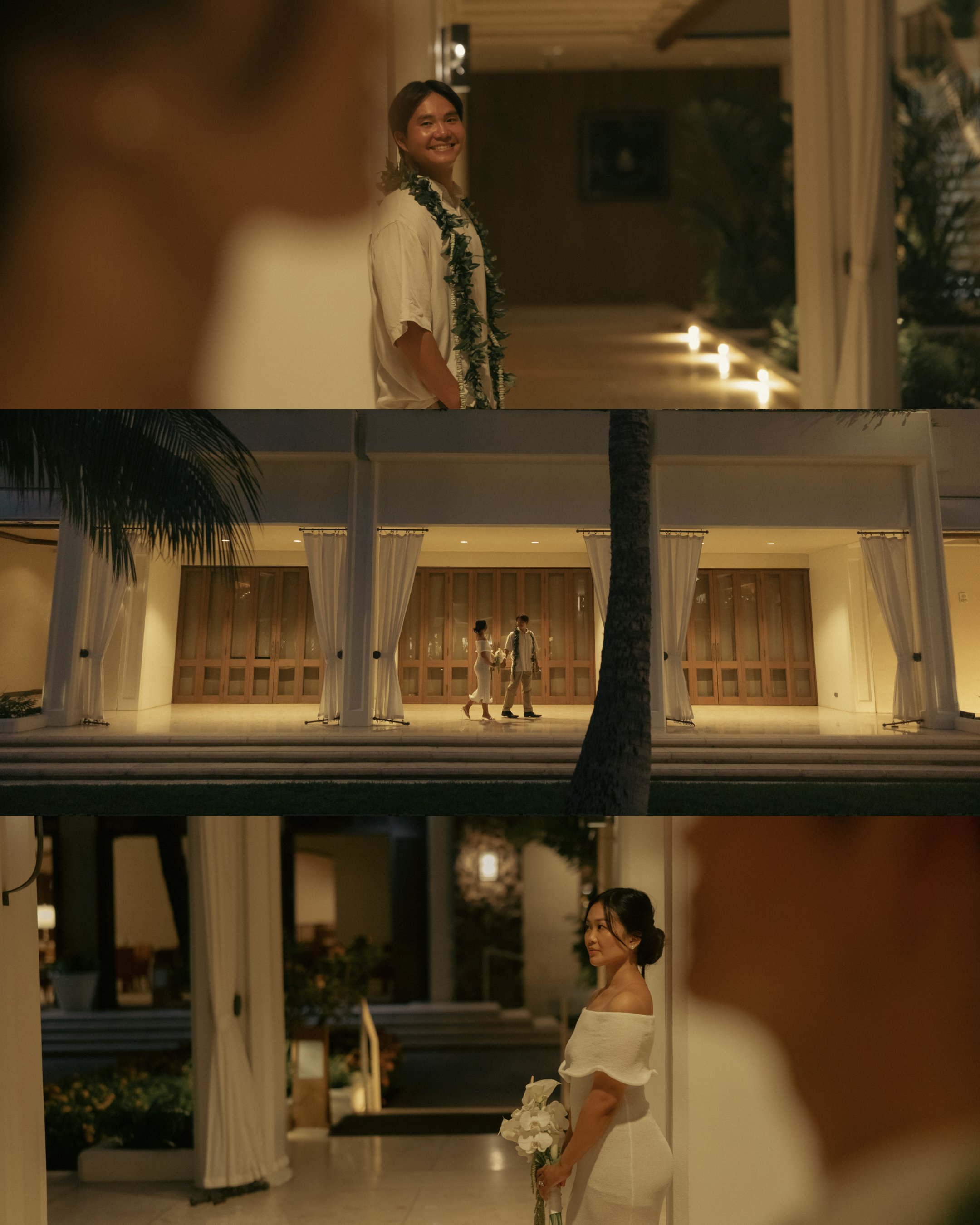 Elegant Halekulani Orchid Wedding Reception Photography