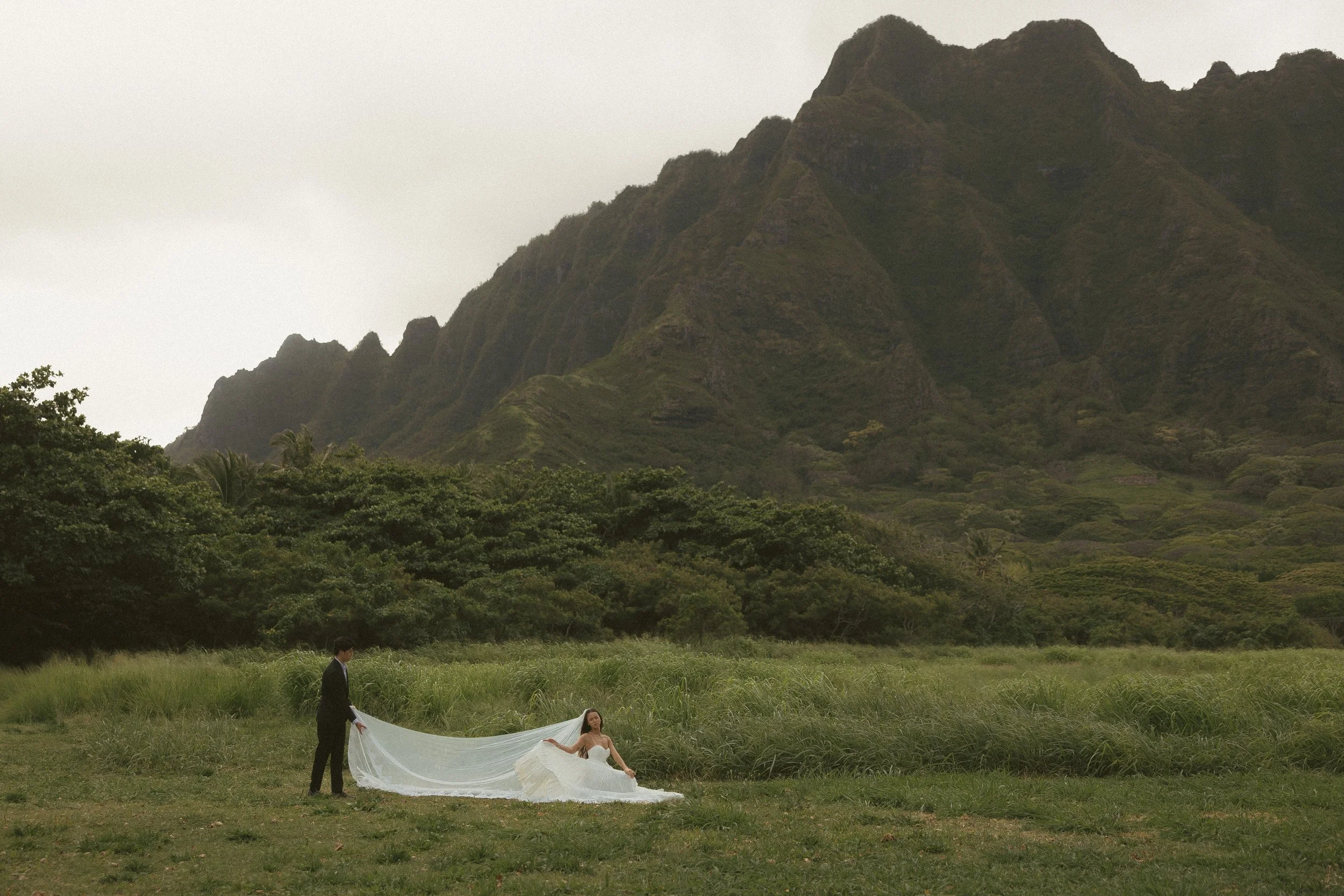 Kualoa Ranch Elopement Hawaii