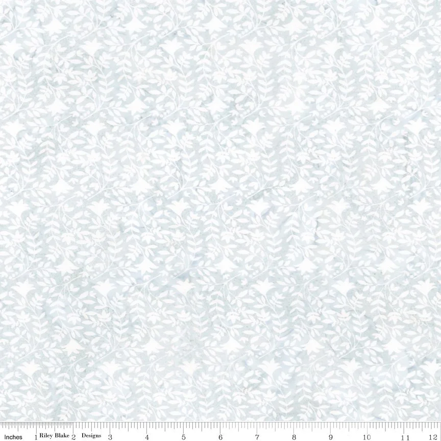 Batiks Stars & Stitches Sew Soft Rayon Fog Gray