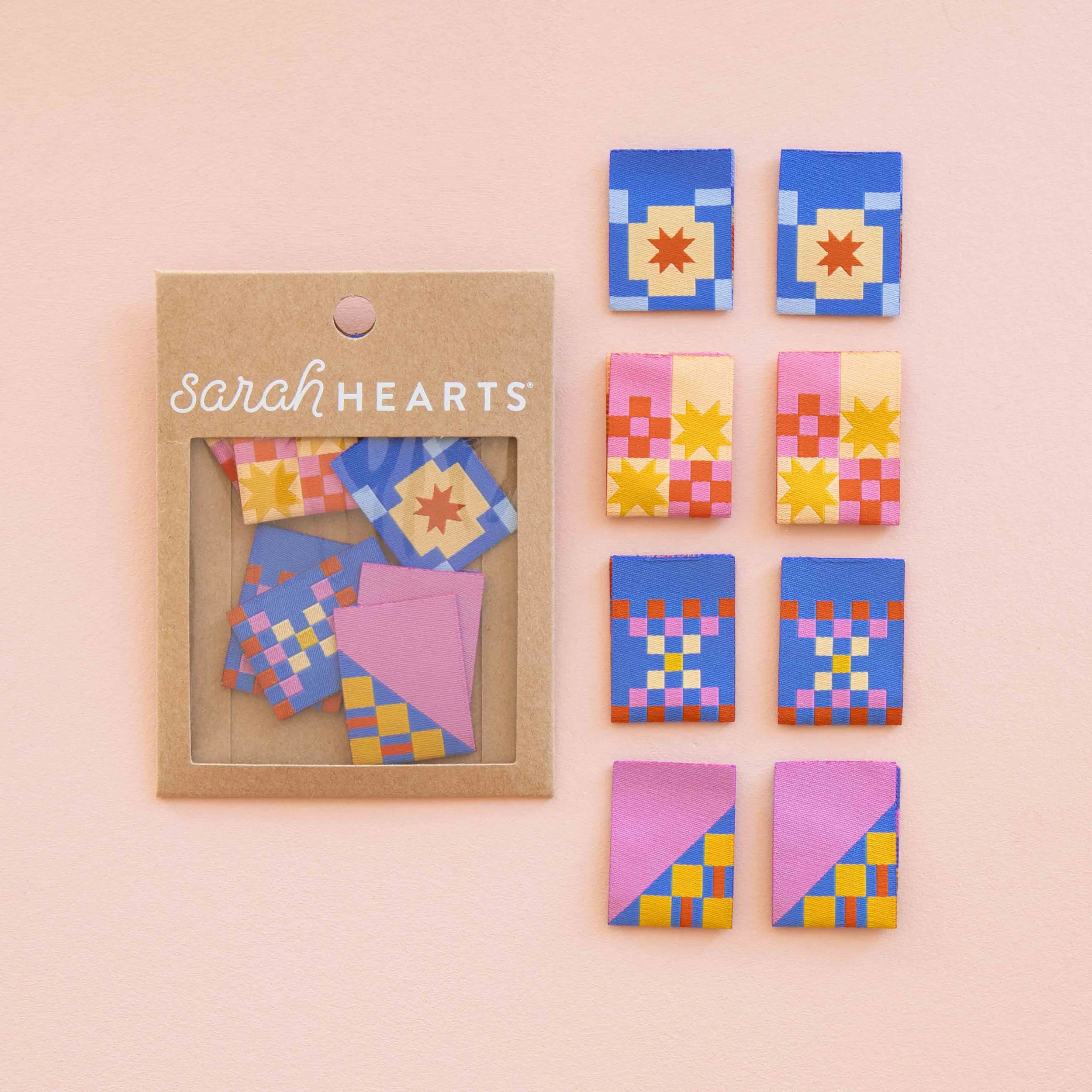 Then Came June Star Twist Multipack Woven Sewing and Quilting Labels