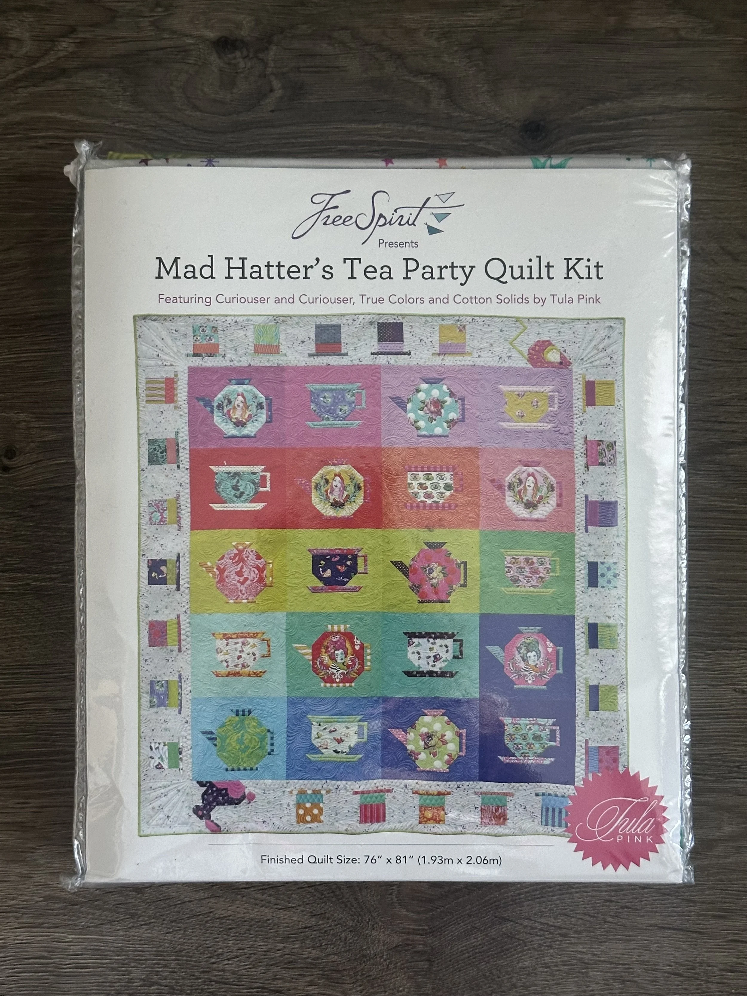 Mad Hatter's Tea Party Quilt Kit