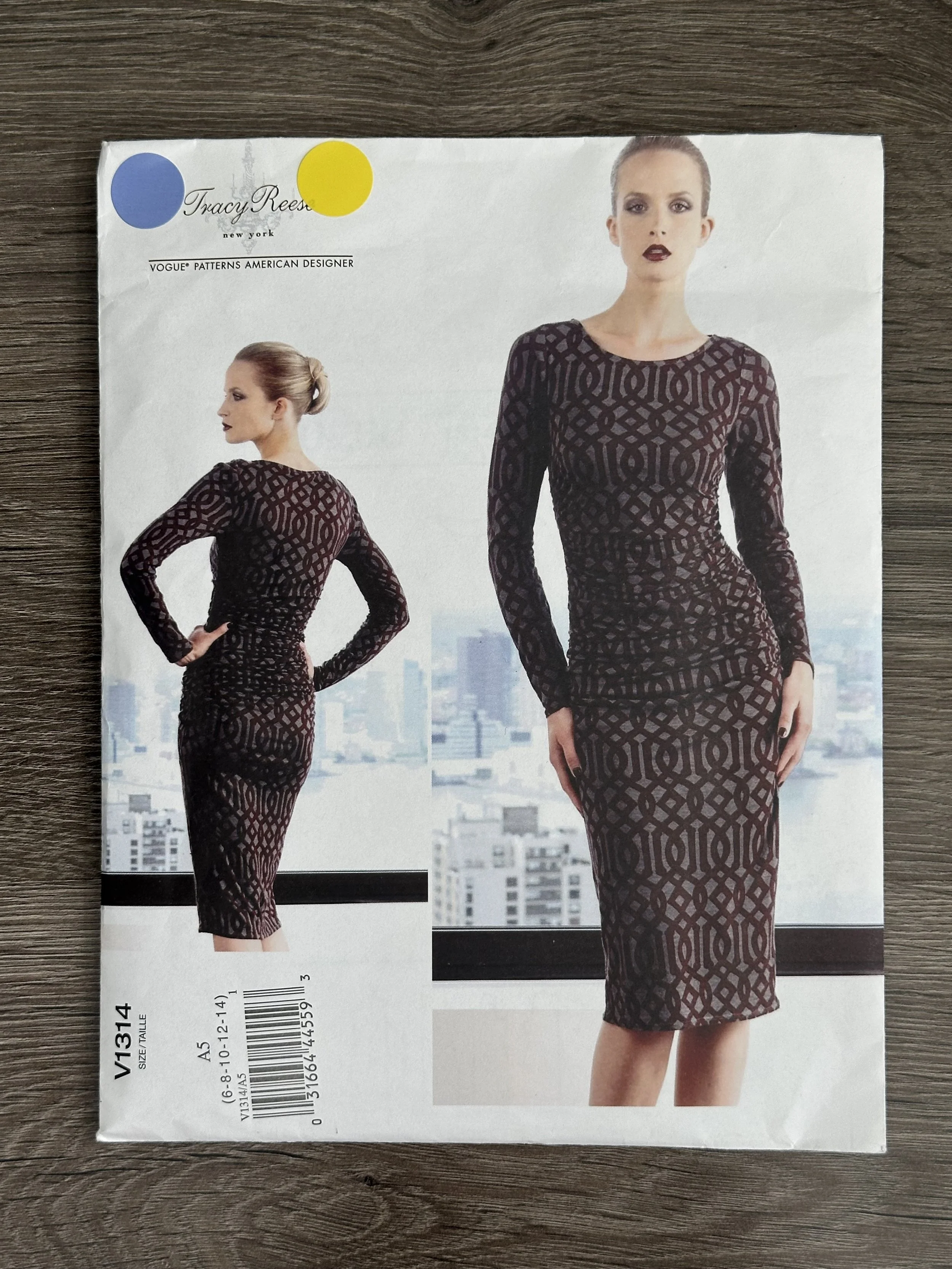 Vogue 1314 Tracy Reese Womens Dress