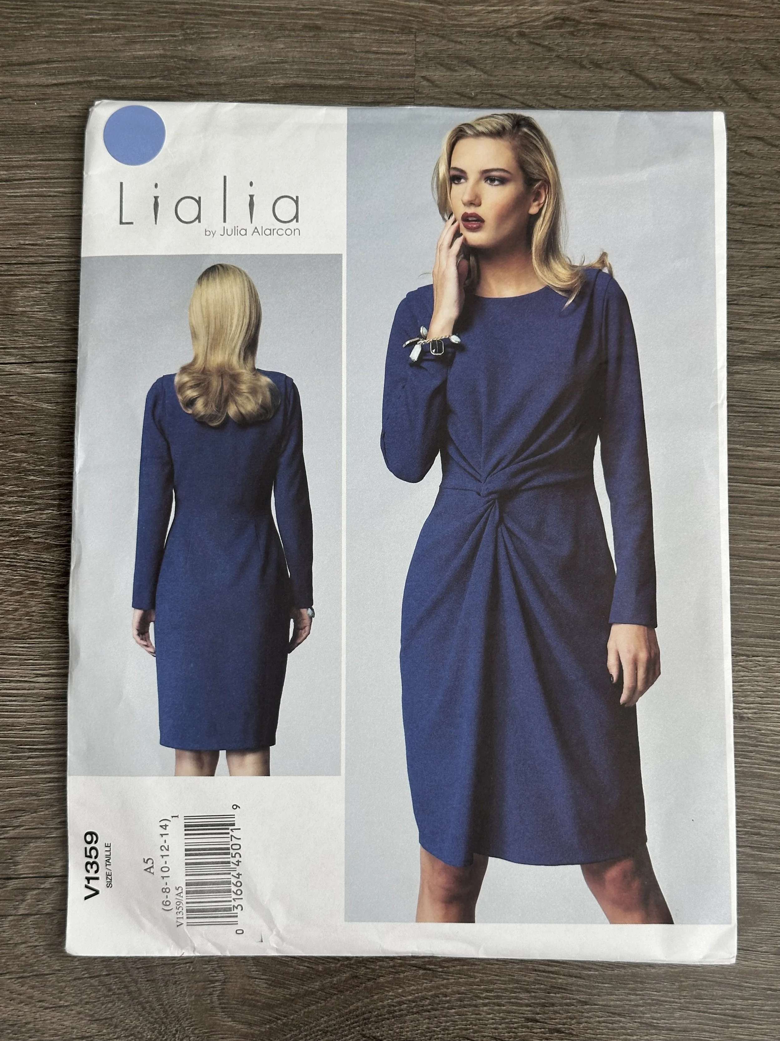 Vogue 1359 Lialia by Julia Alarcon Womens Dress