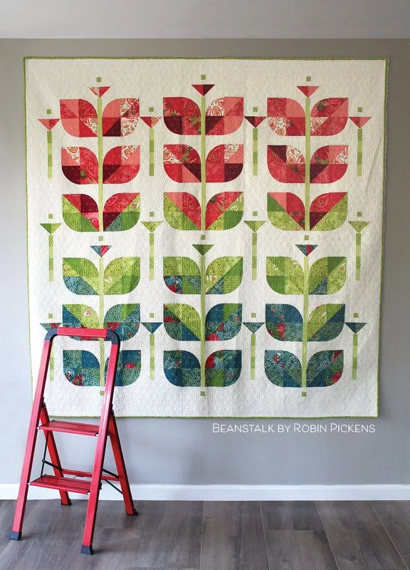 Robin Pickens Beanstalk Rainbow Quilt Kit