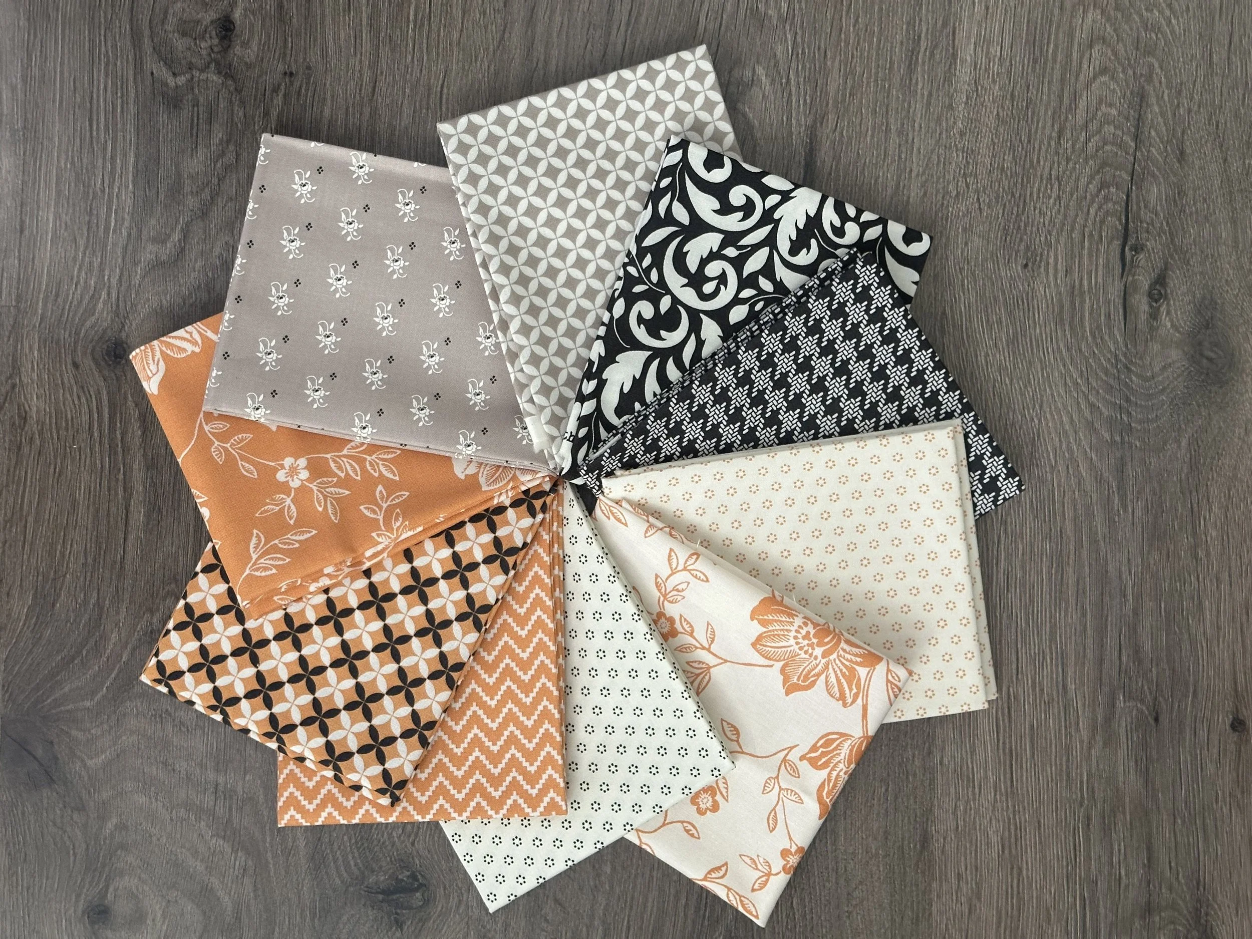 All Hallow's Eve Moda Hallween Fat Quarter Bundle B