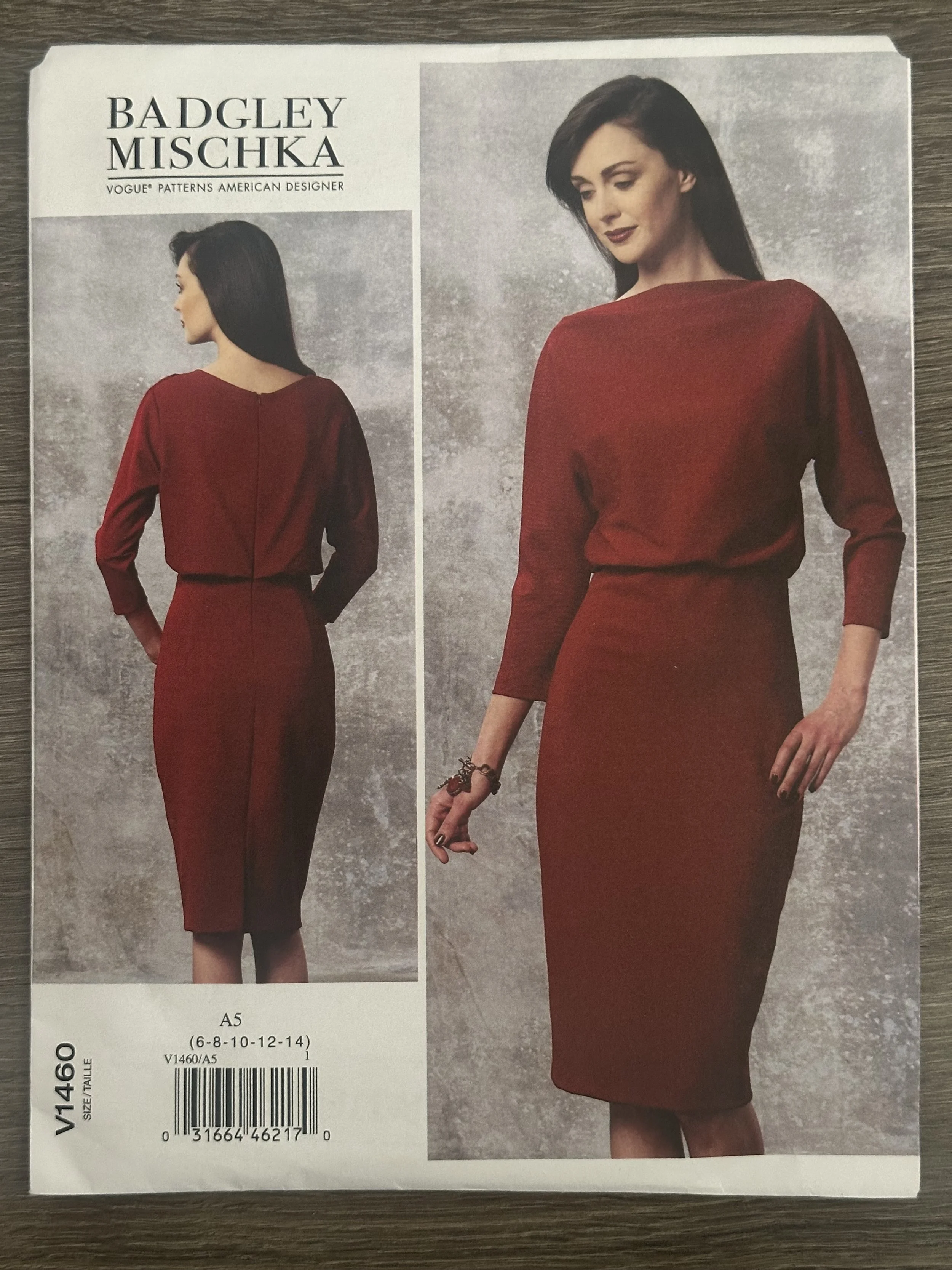 Vogue 1460 Badgley Mischka Sewing Pattern