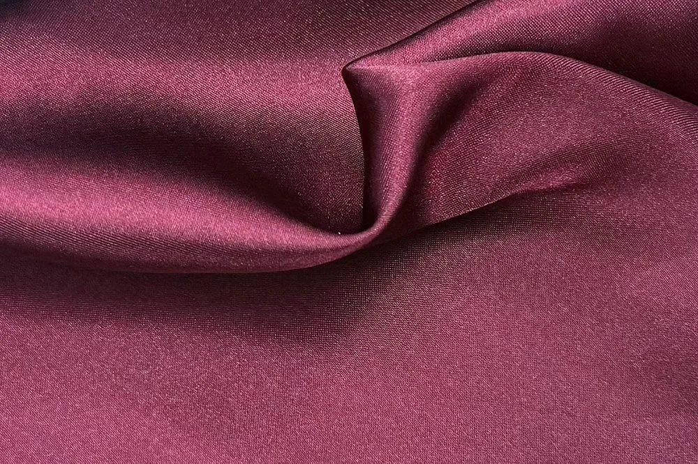 Satin Charmeuse Solid Burgundy