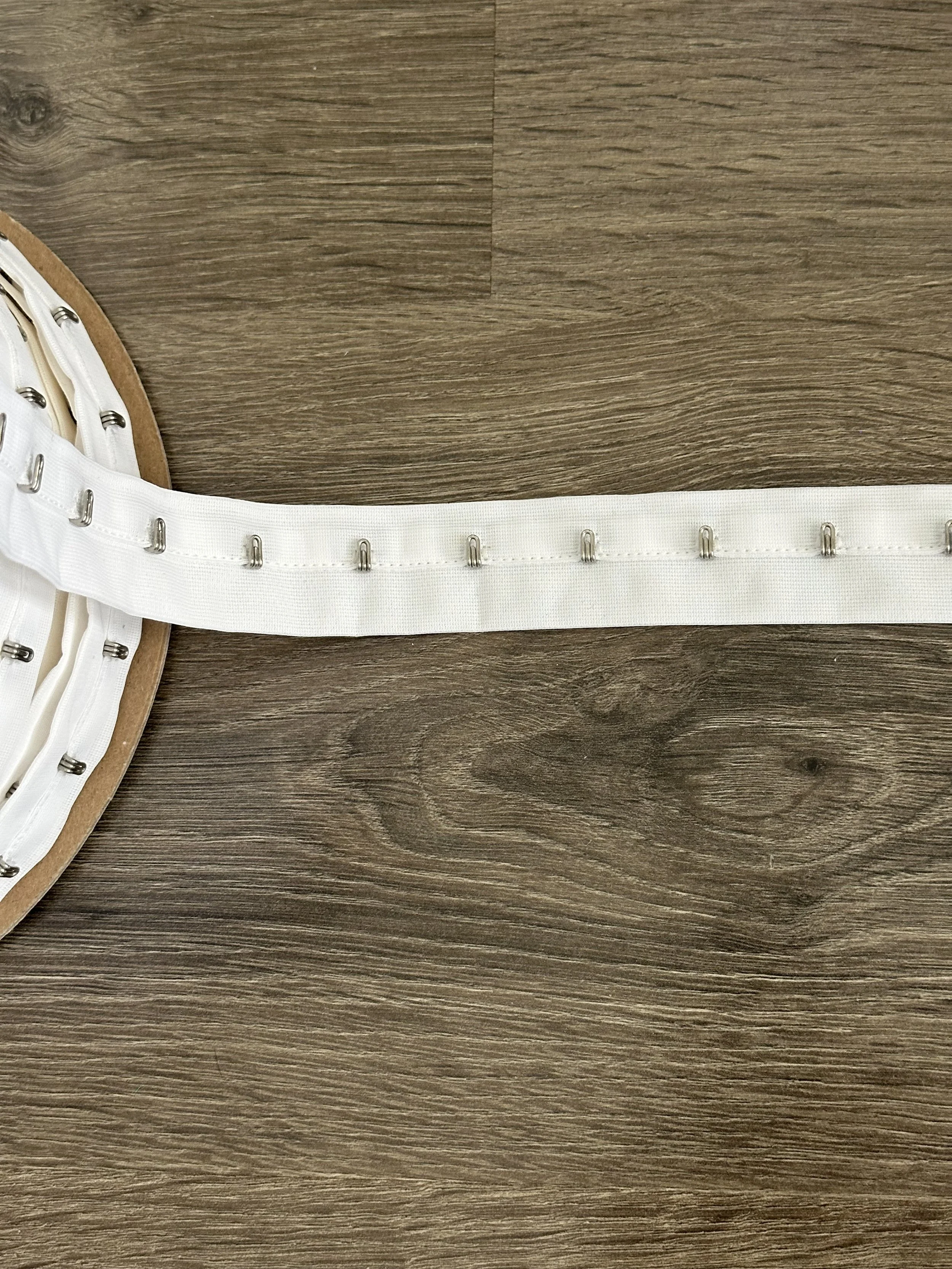 White Heavy Duty Nylon Tricot Hook Tape