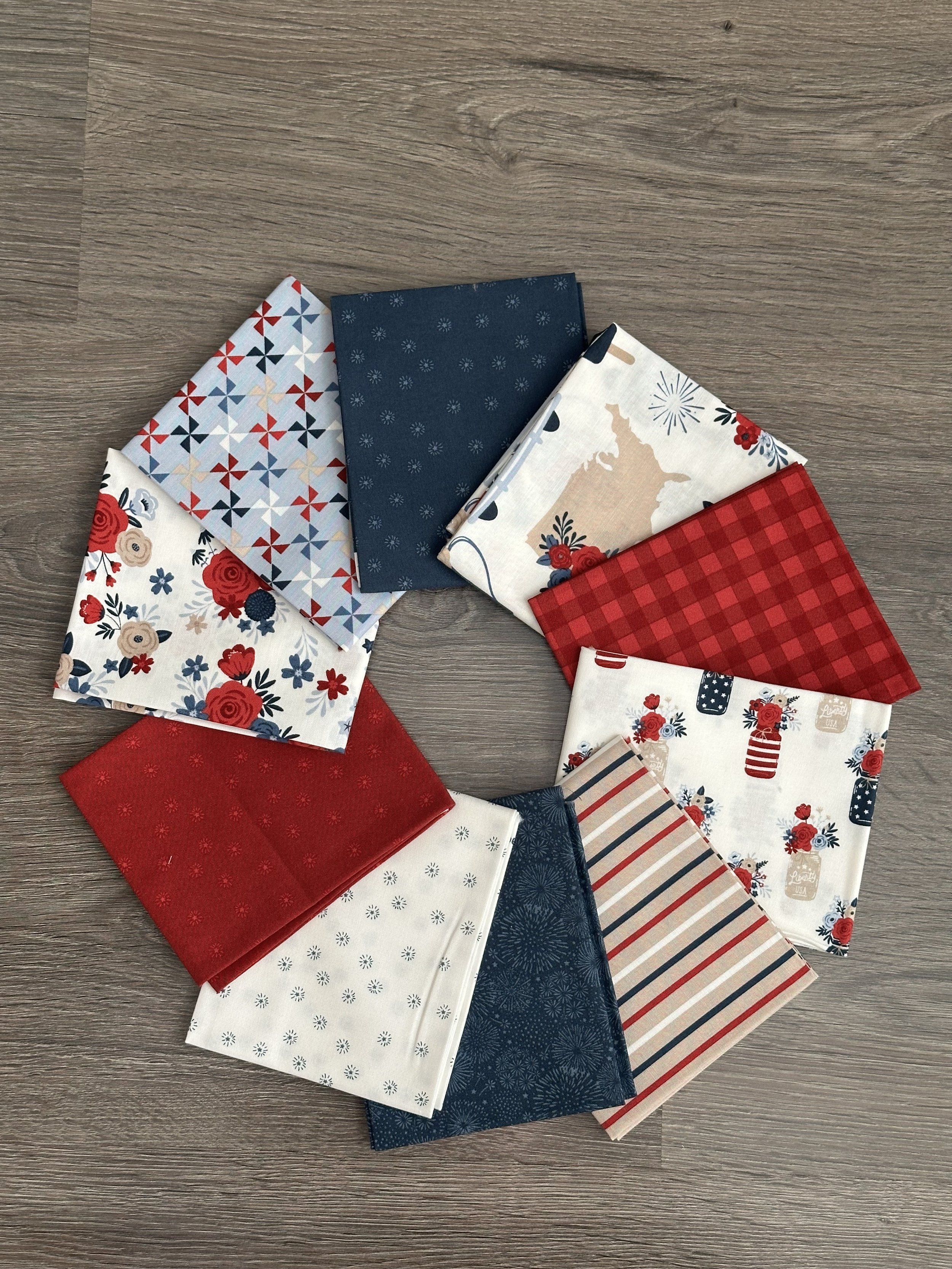 Patriotic Fat Quarter Bundle B