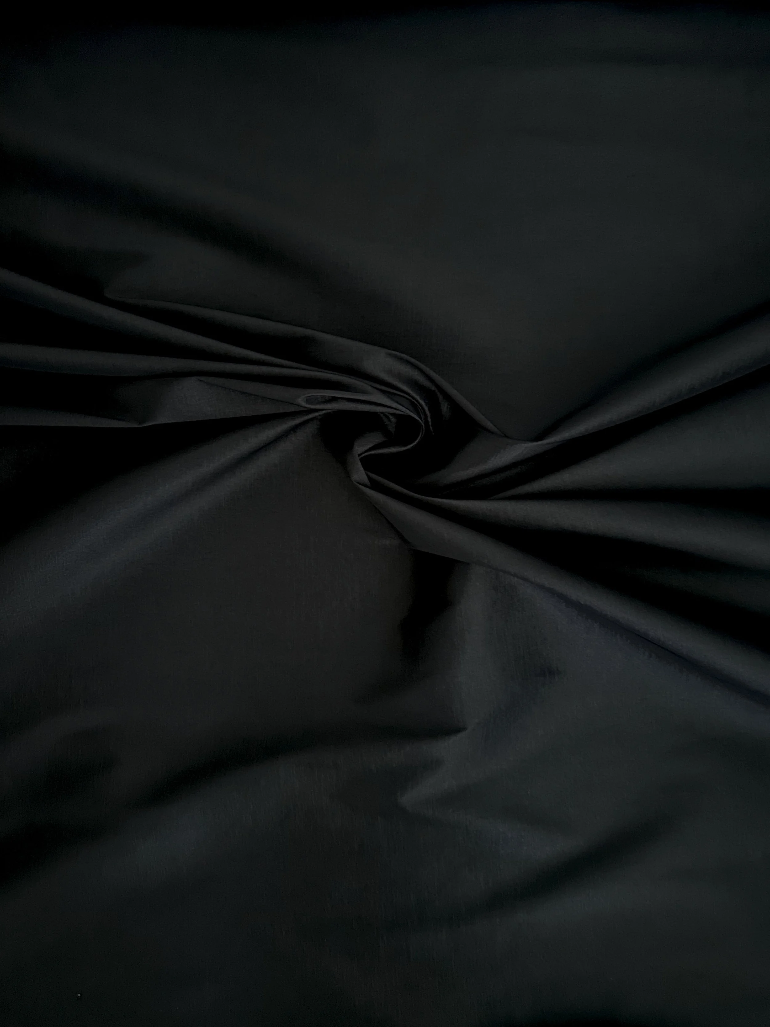 Black Stretch Taffeta