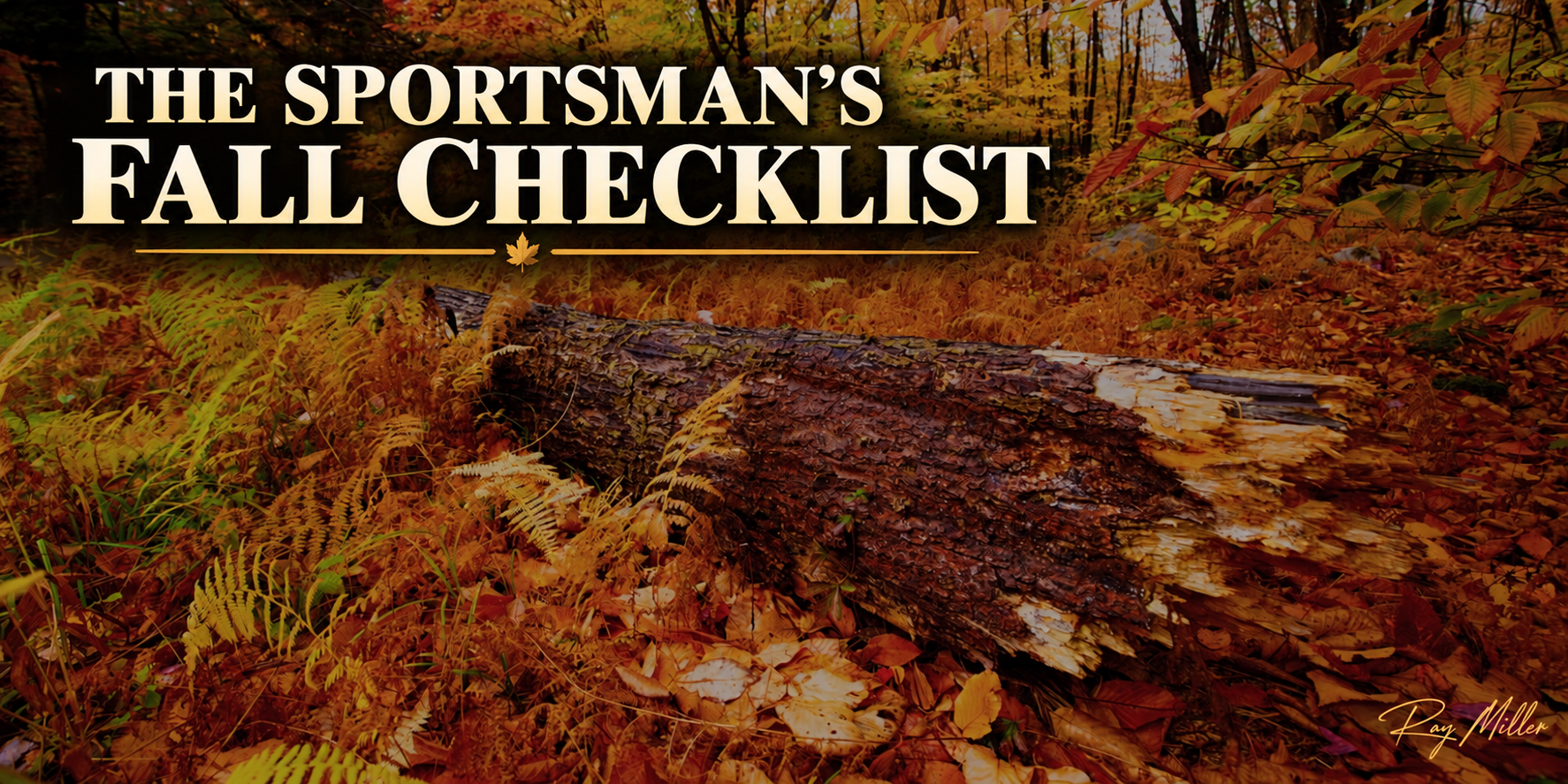 The Sportsman’s Fall Checklist