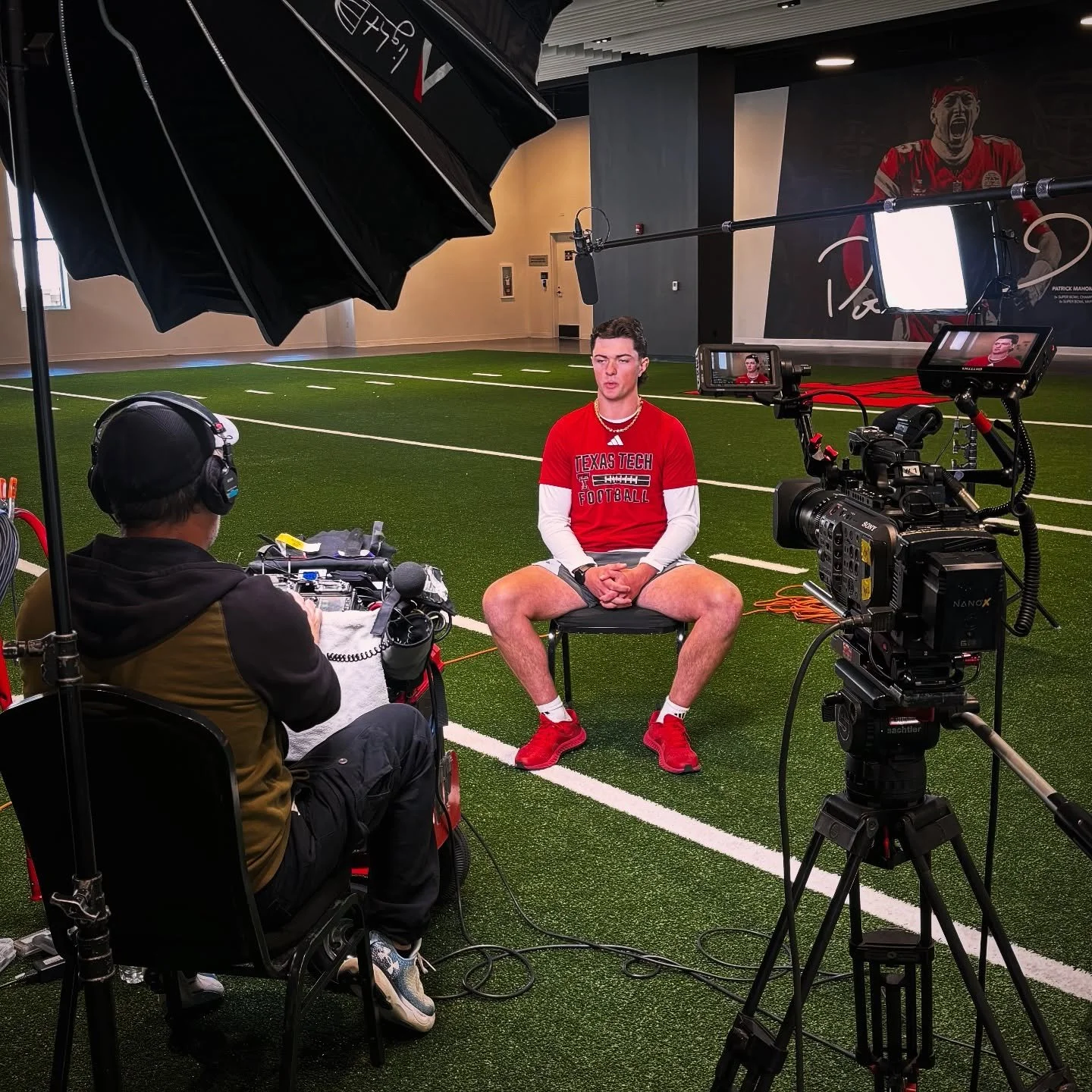 Massive game for the Red Raiders this weekend. Up here working with ESPN College GameDay all week. Guns Up!