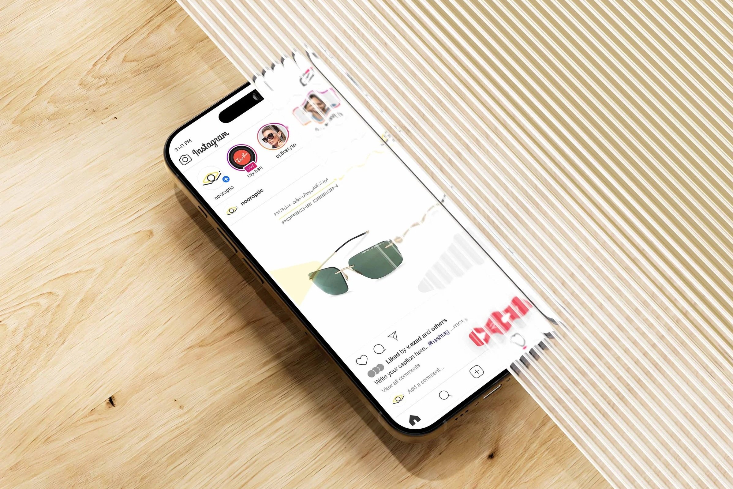 Noor Optic Social Media Design