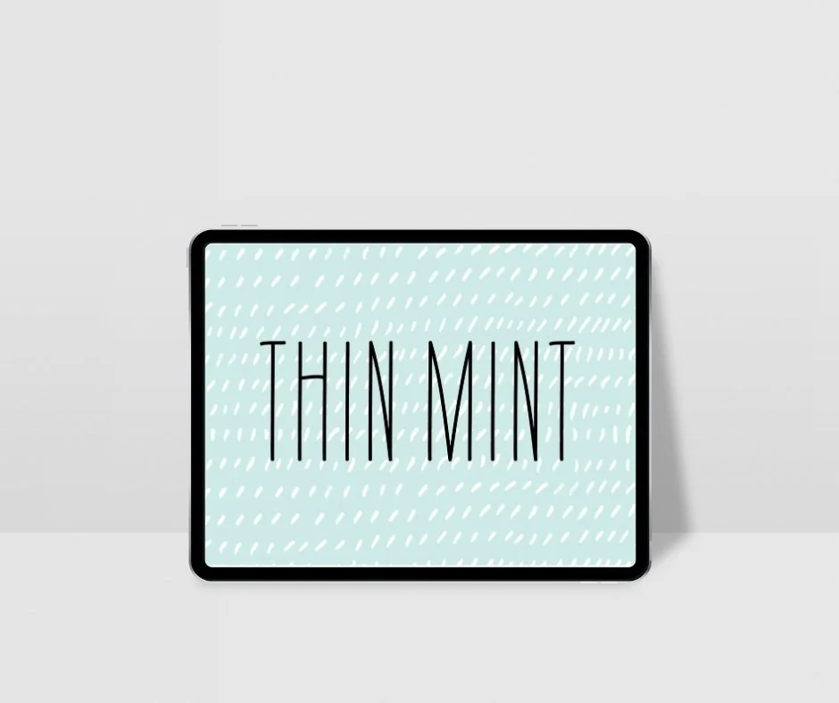 Thin Mint Handwritten Font