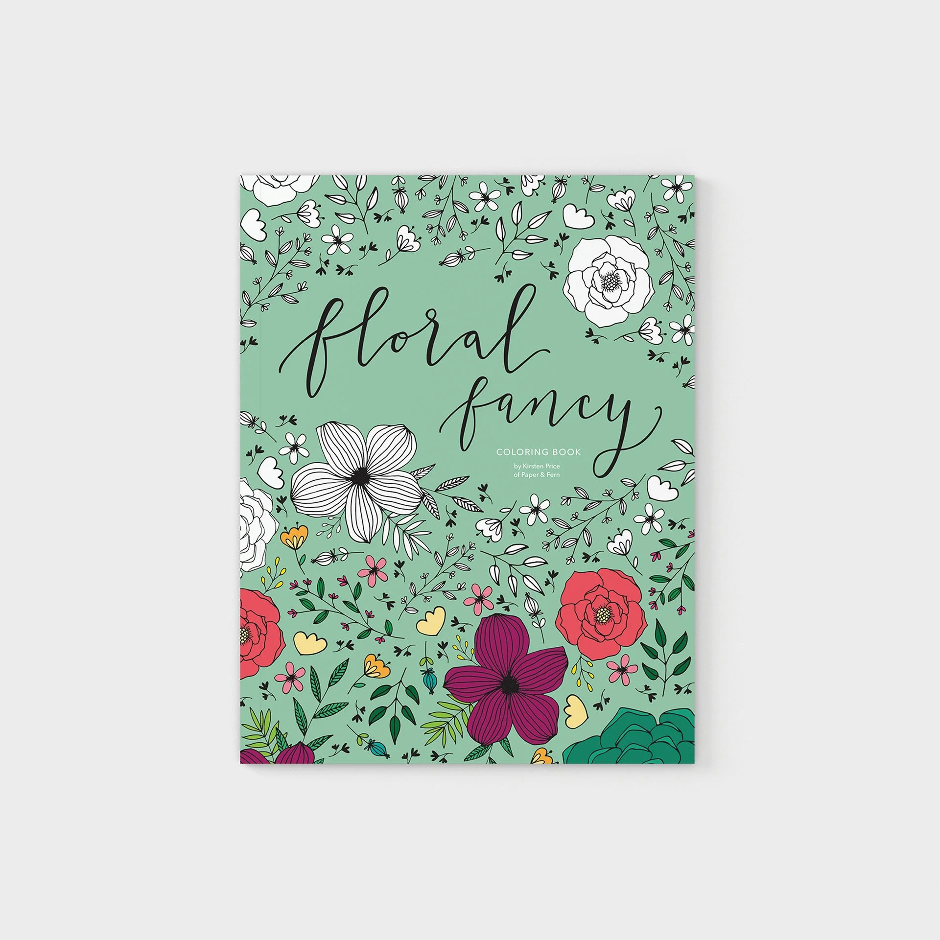 Illustrated Floral Coloring Book