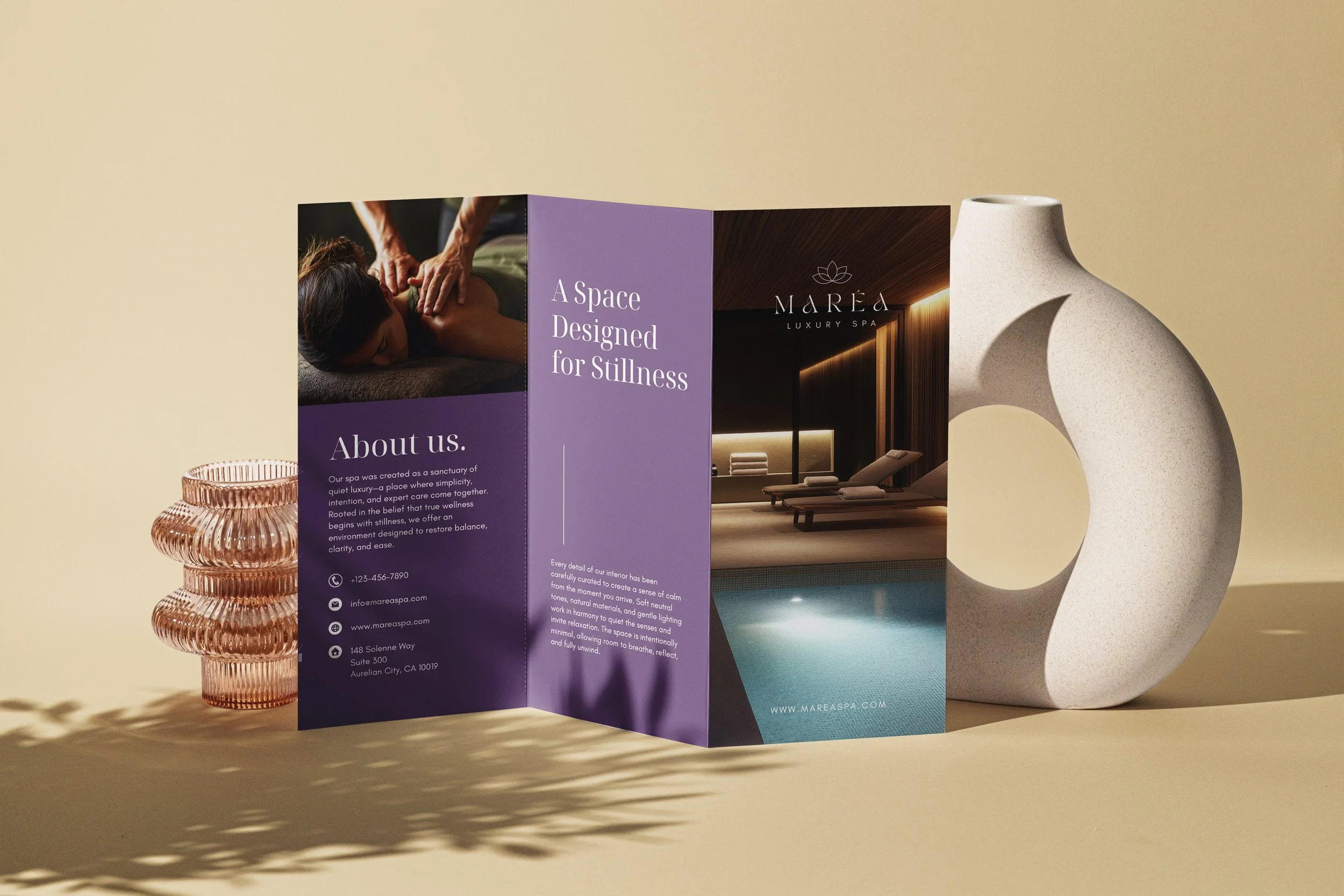 Marea Luxury Spa Brand Identity