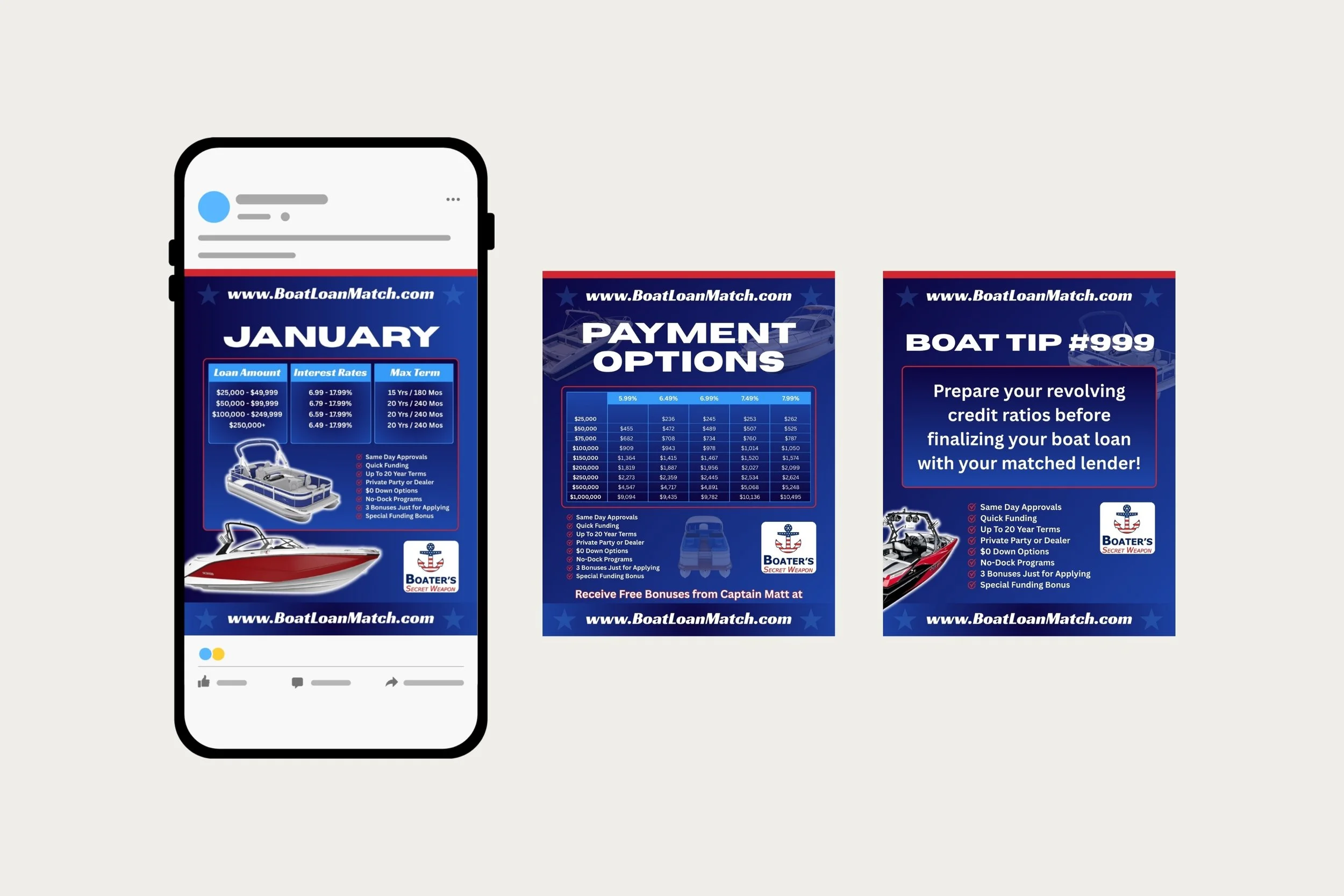 Boating Company FB/IG Templates
