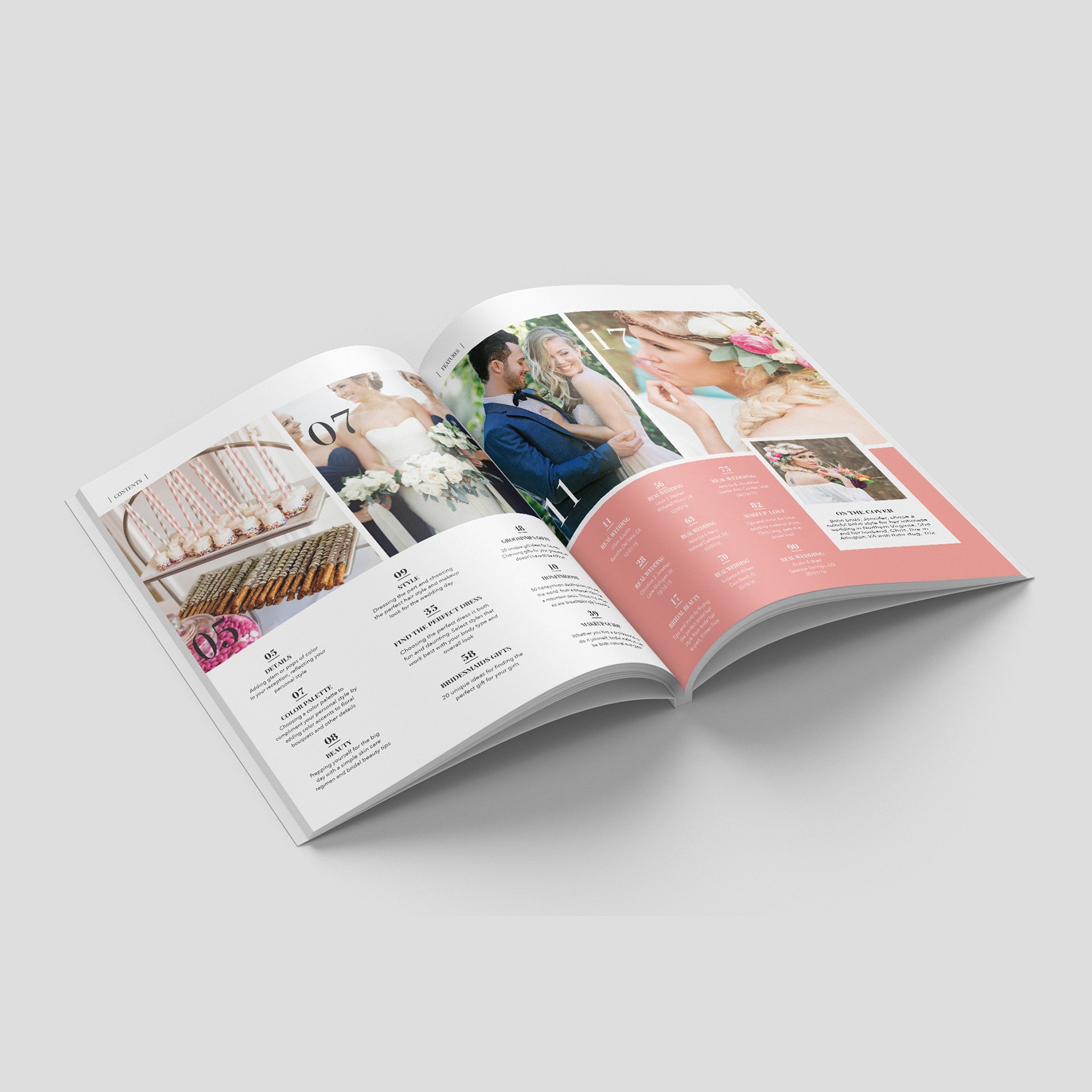 Senior Project: Editorial Redesign (Wedding Magazine)