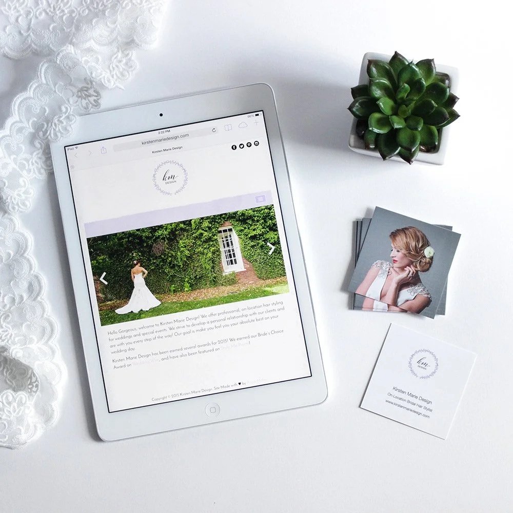 Bridal Hair Services Brand Design