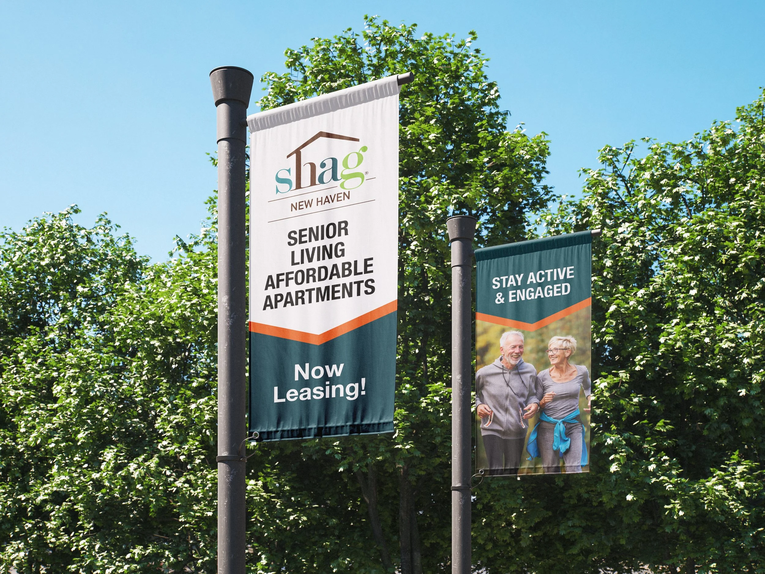 SHAG Apartment Pole Banners