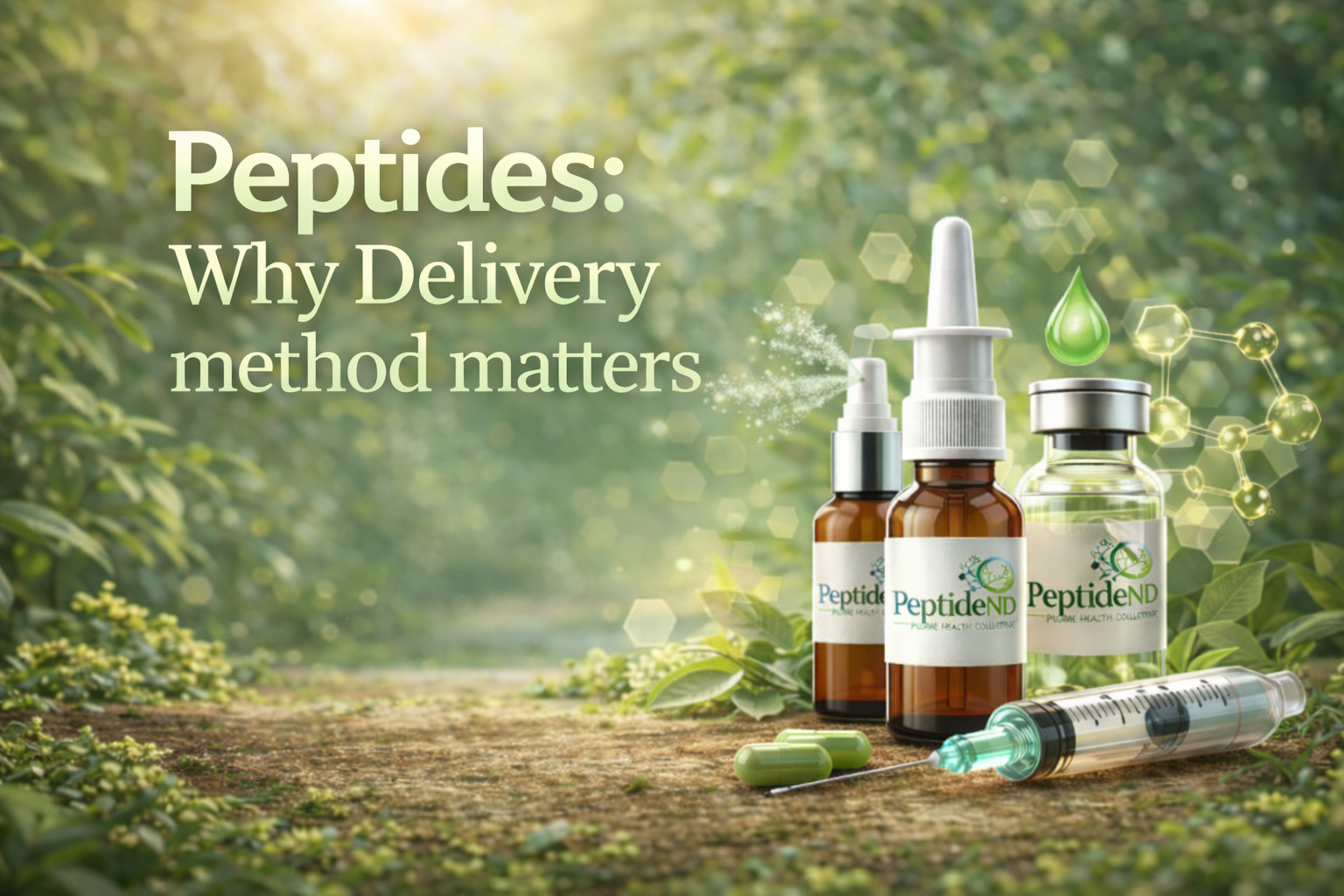 Peptides:  Why Delivery Method Matters