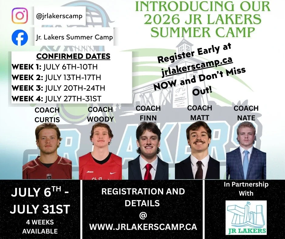 Registration is officially OPEN for the 2026 Jr Lakers Summer Camp 🏀🥍⚽️🏈

We&rsquo;re excited to welcome families back for four fun-filled weeks this July @ptbomemcentre !! Our camp is open to kids aged 6&ndash;12 and focuses on skill development,