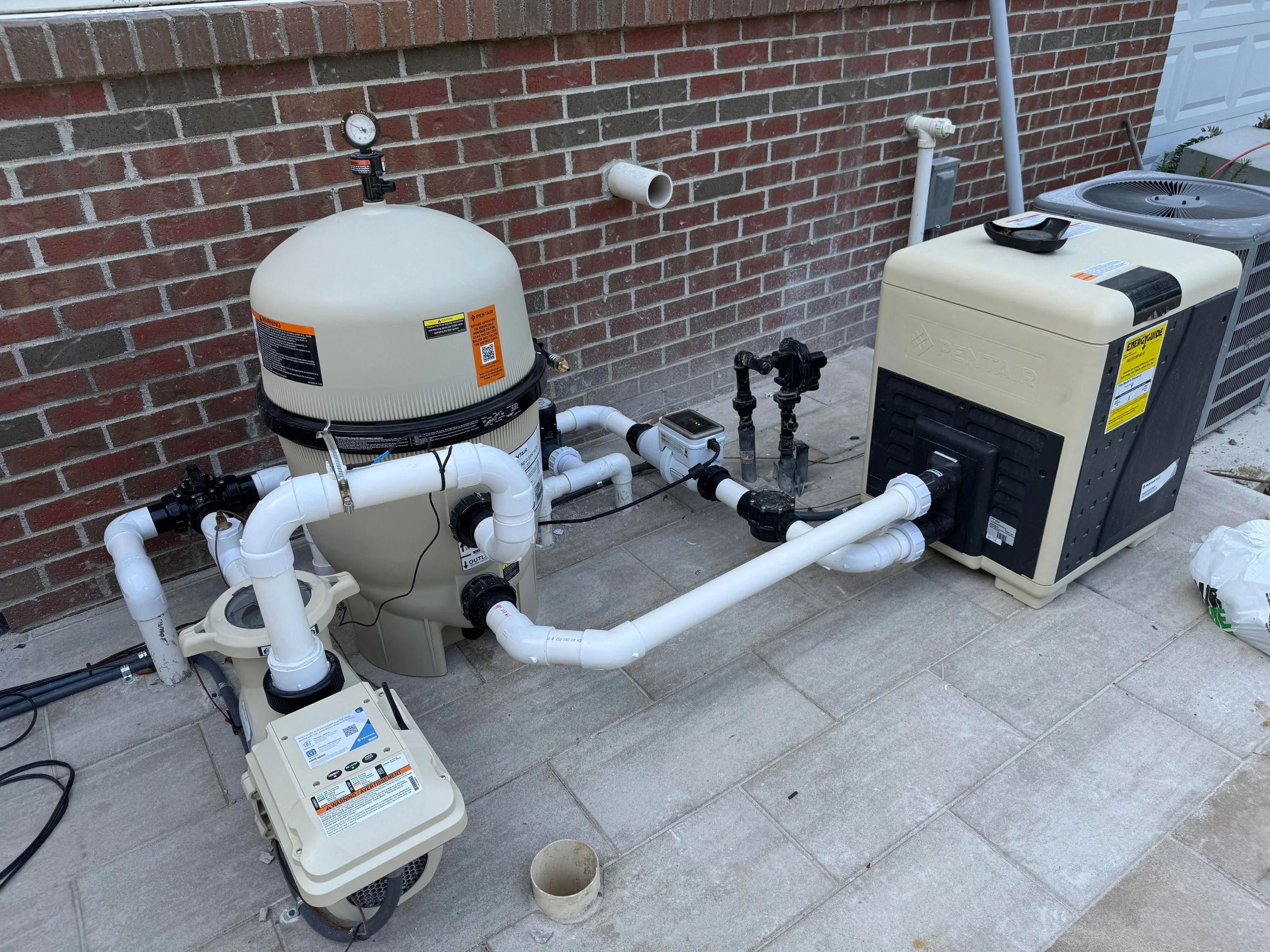 Professional installation and repair of variable speed pumps, cartridge filters, and heaters, serviced by expert technicians.