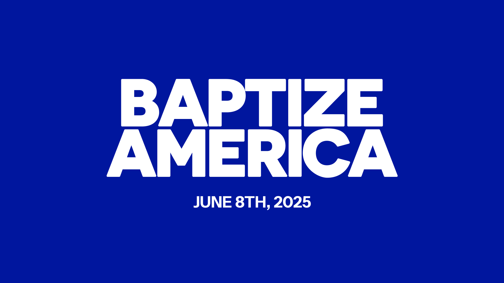 Baptize America