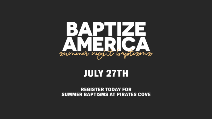 Baptism at Pirate’s Cove