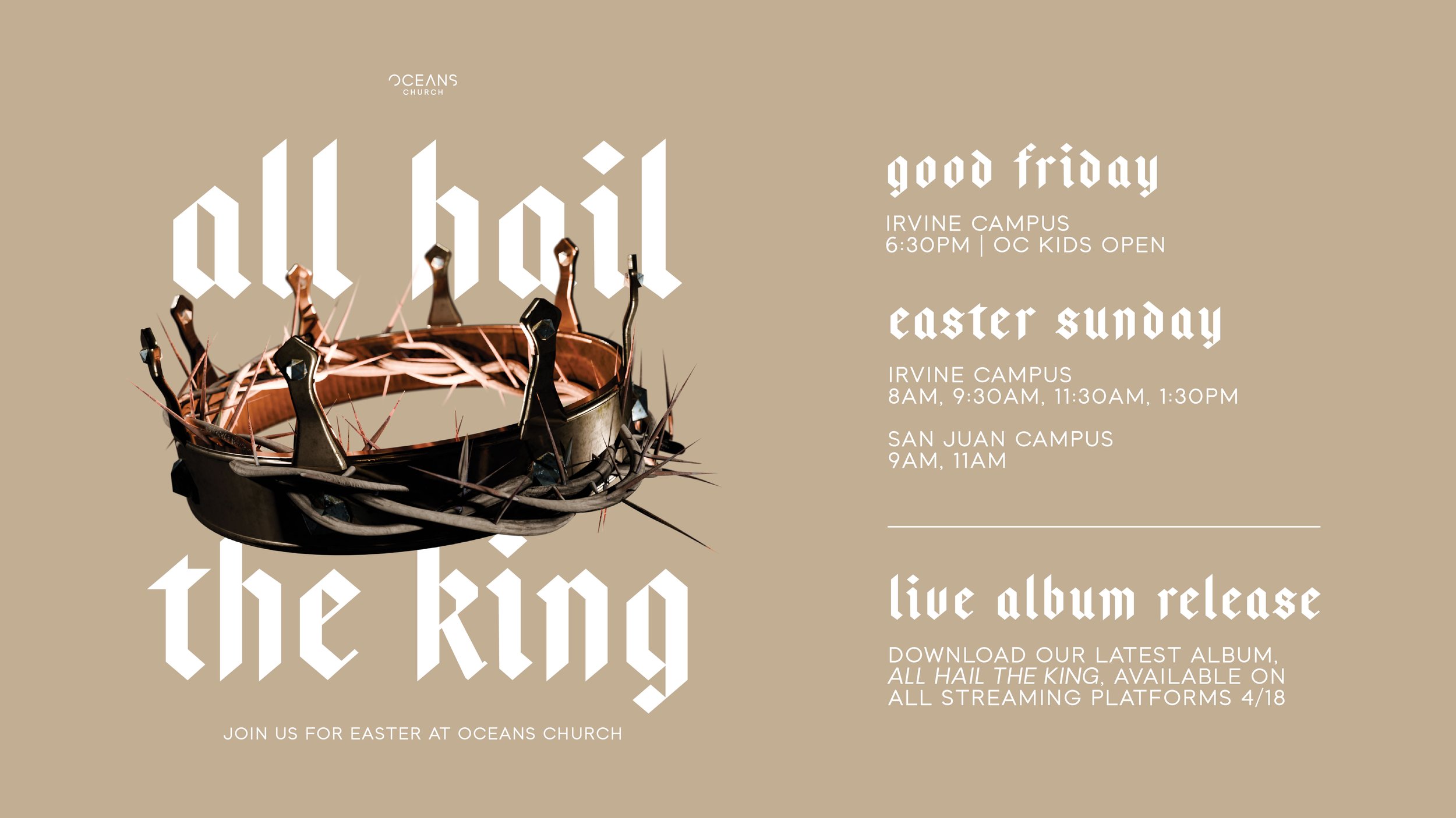 Good Friday and Easter Sunday